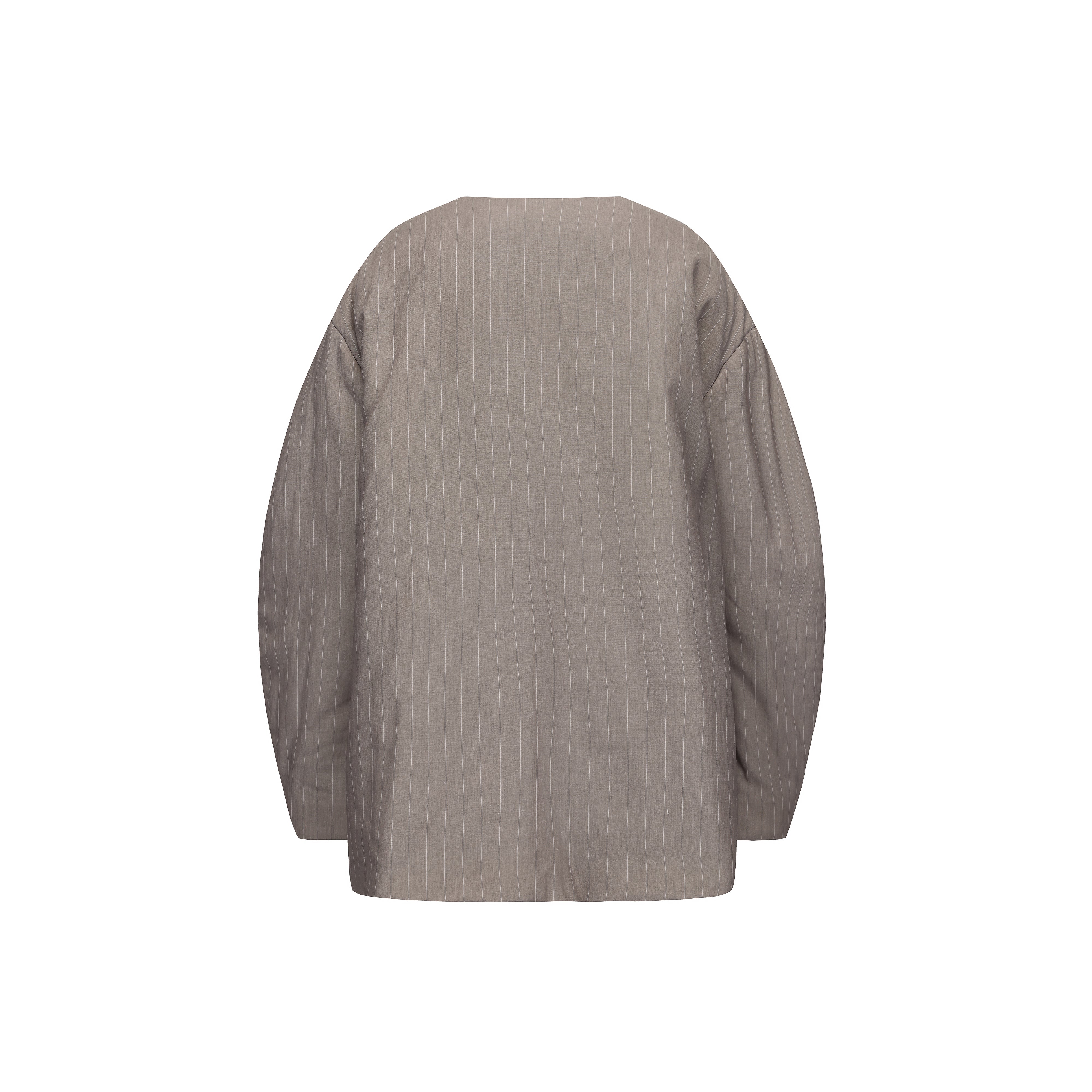 AW25 - GRAPHITE GRAY PADDED WOLIN COAT