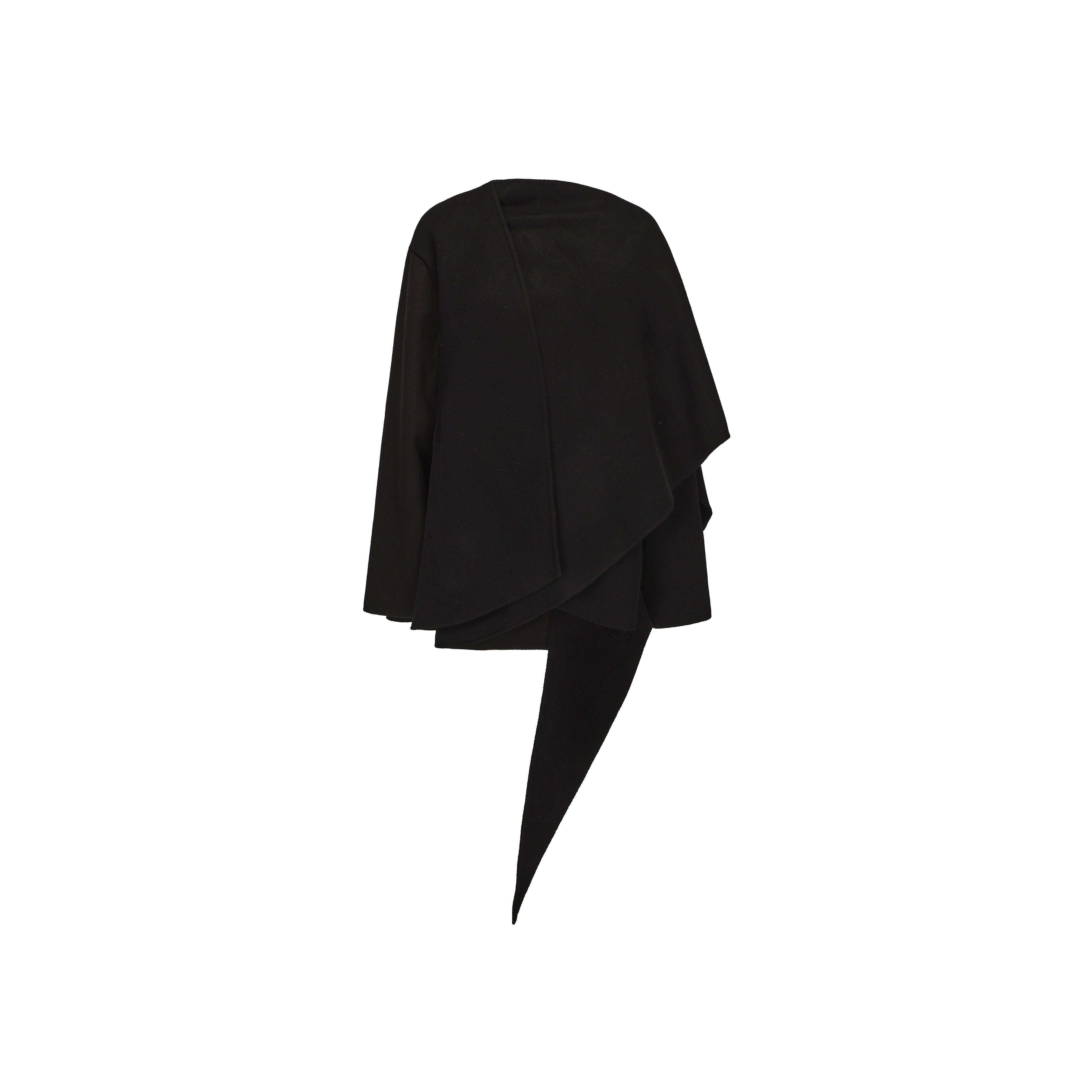 AW25 - JET BLACK MIRA COAT