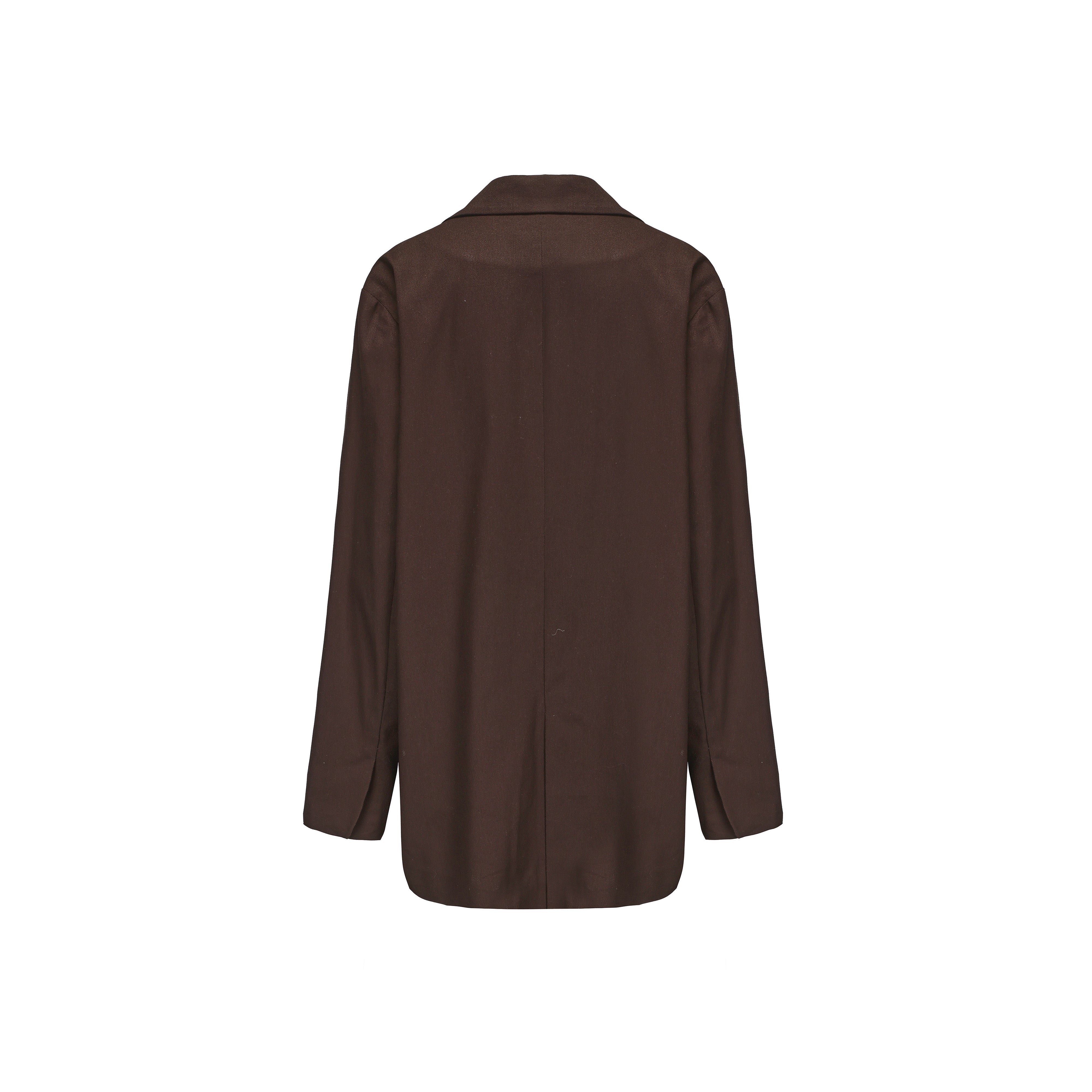 SS25 - DEEP BROWN SUIT JACKET