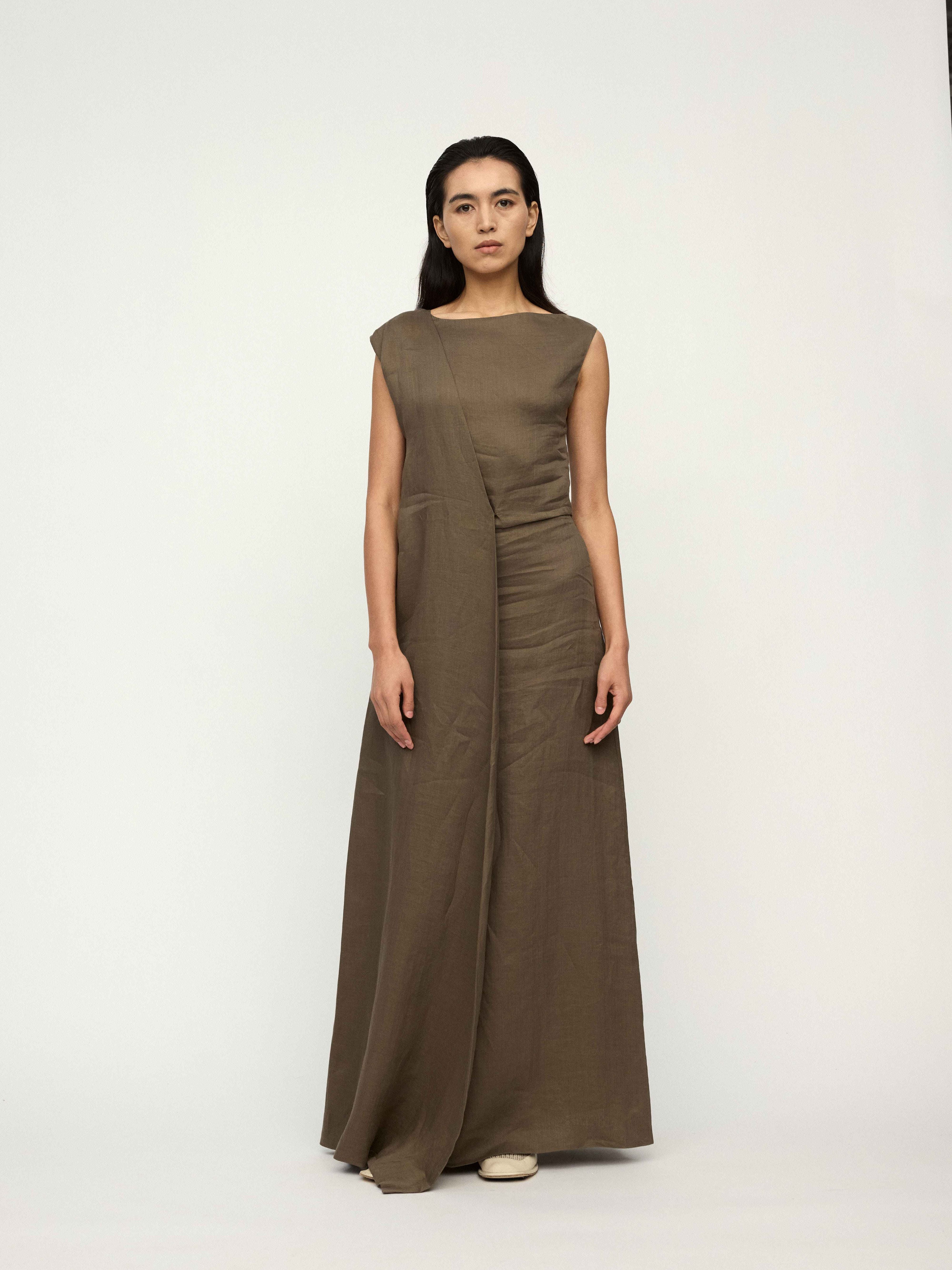 PREAW25 - WOOD ILHA DRESS