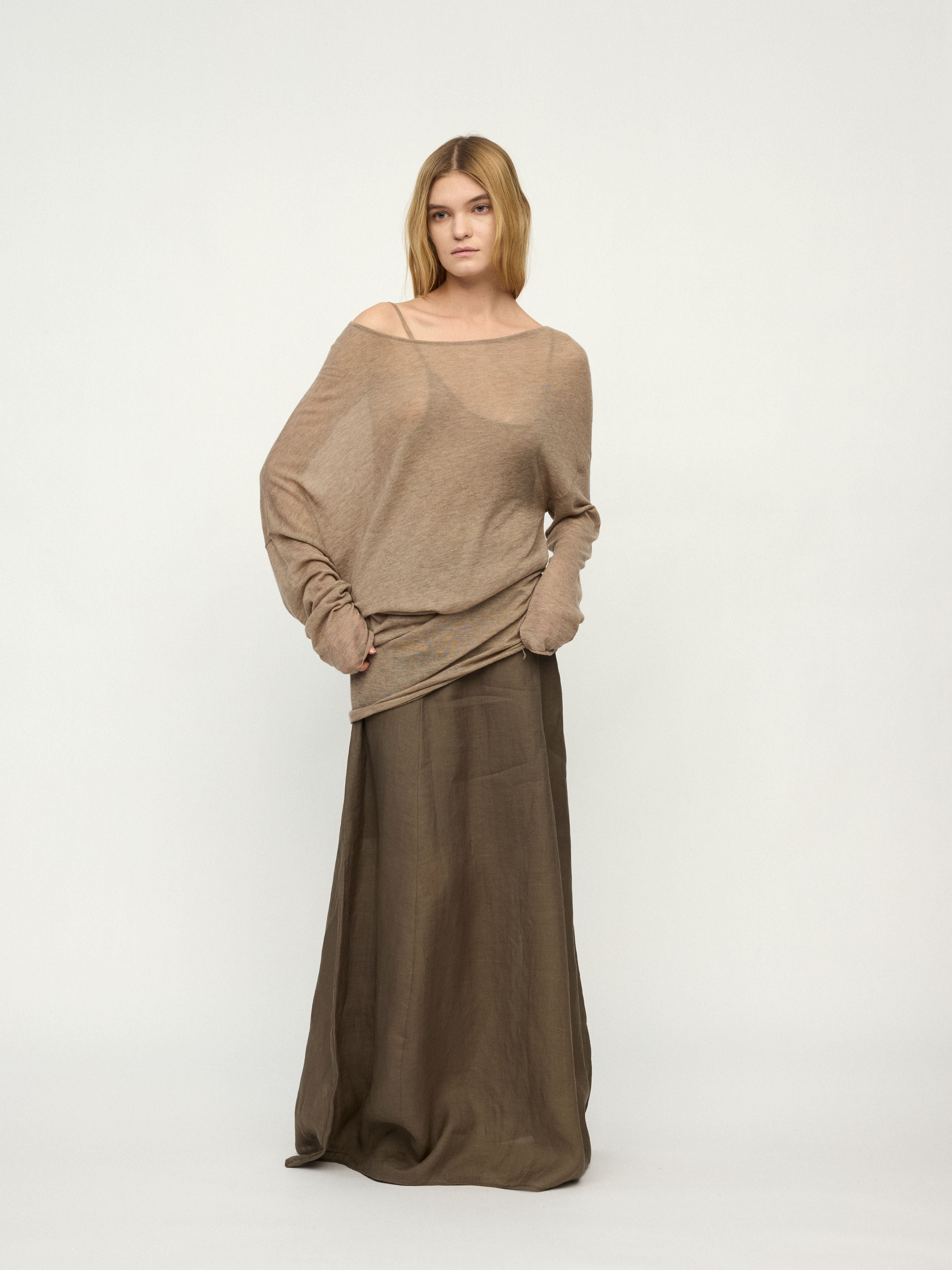PREAW25 - BEIGE COBIA TOP