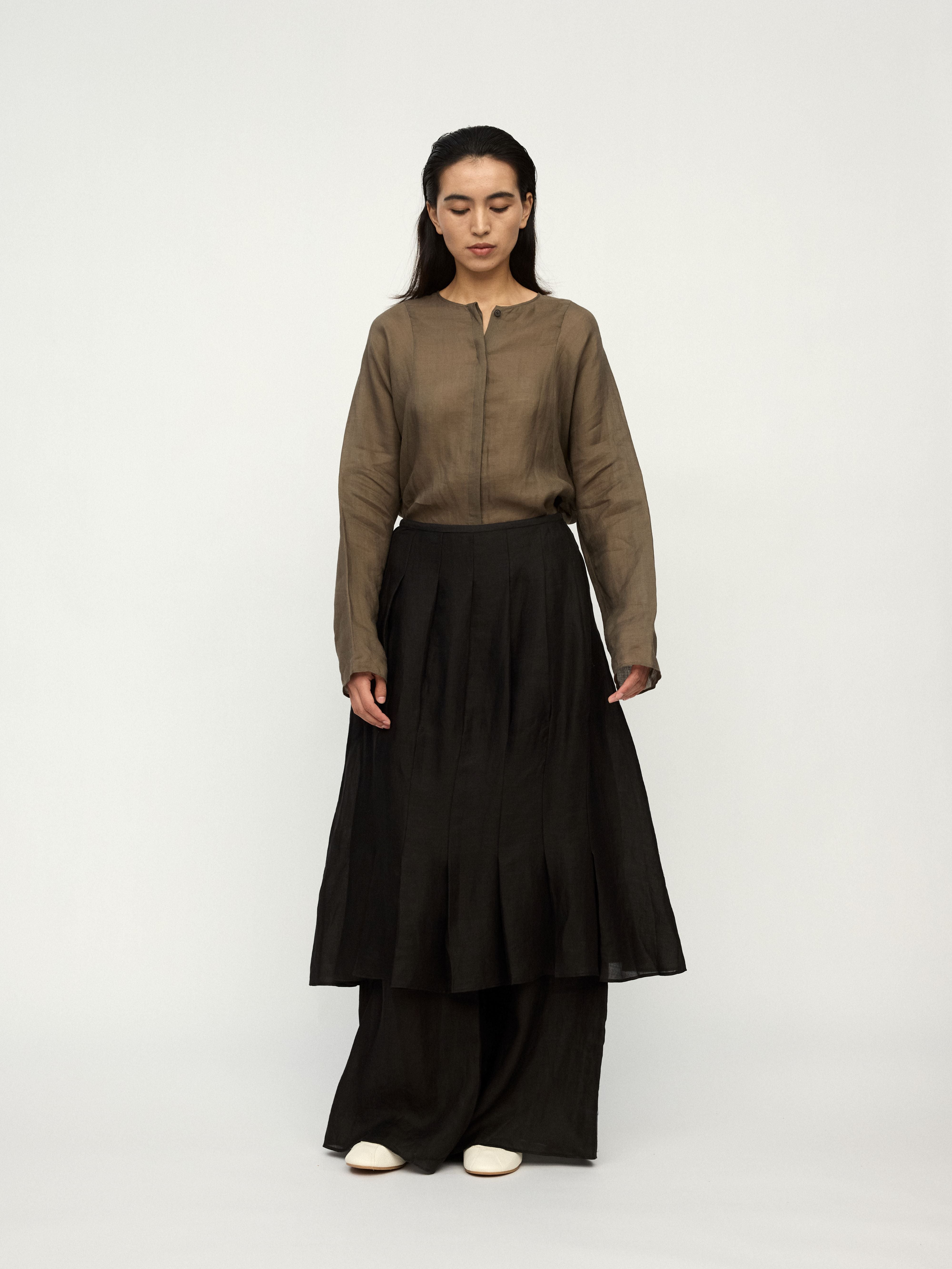 PREAW25 - CHARCOAL ALBA SKIRT PANT