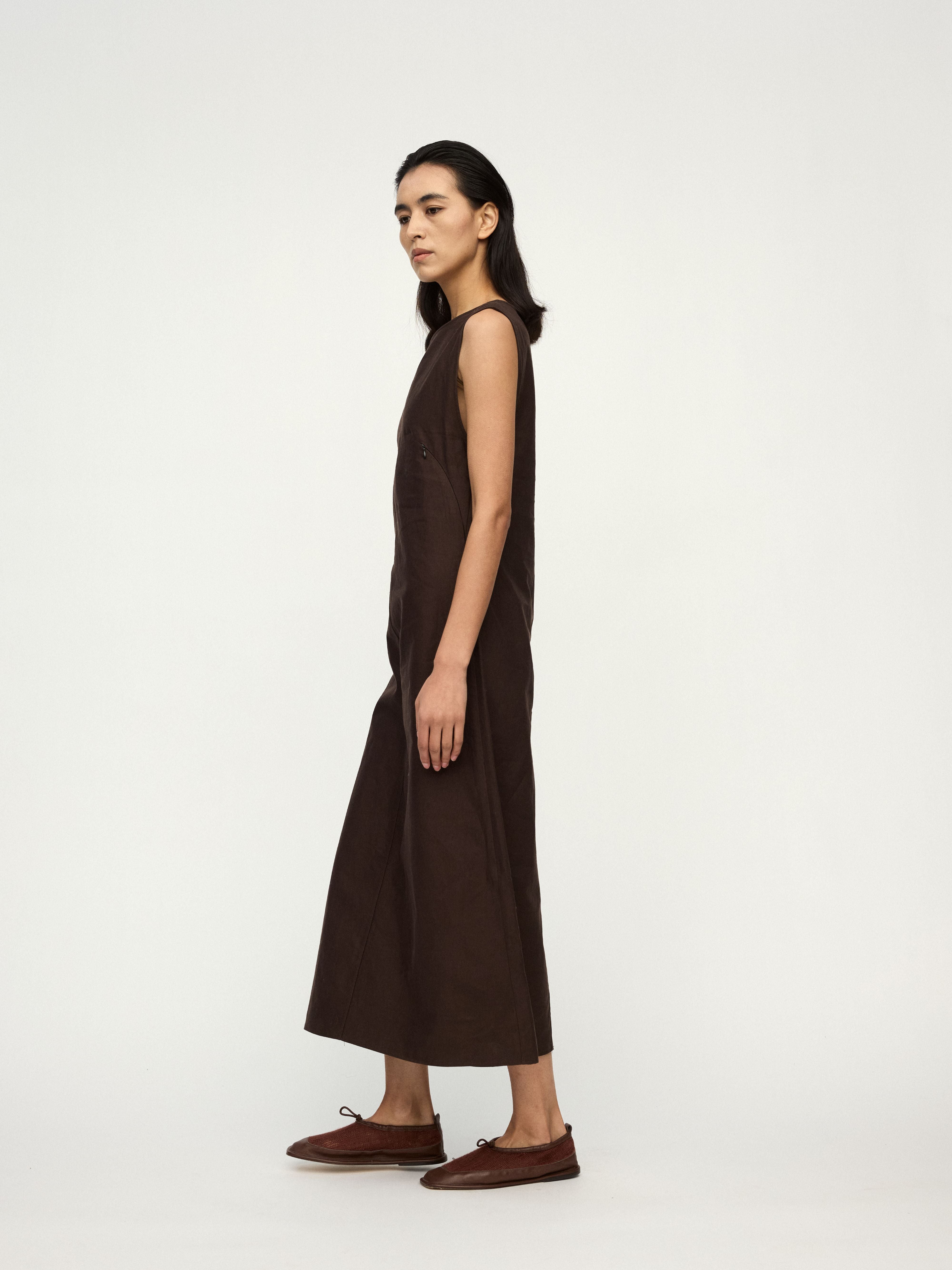 PREAW25 - LAVA ROCK NUSA ZIPPER DRESS