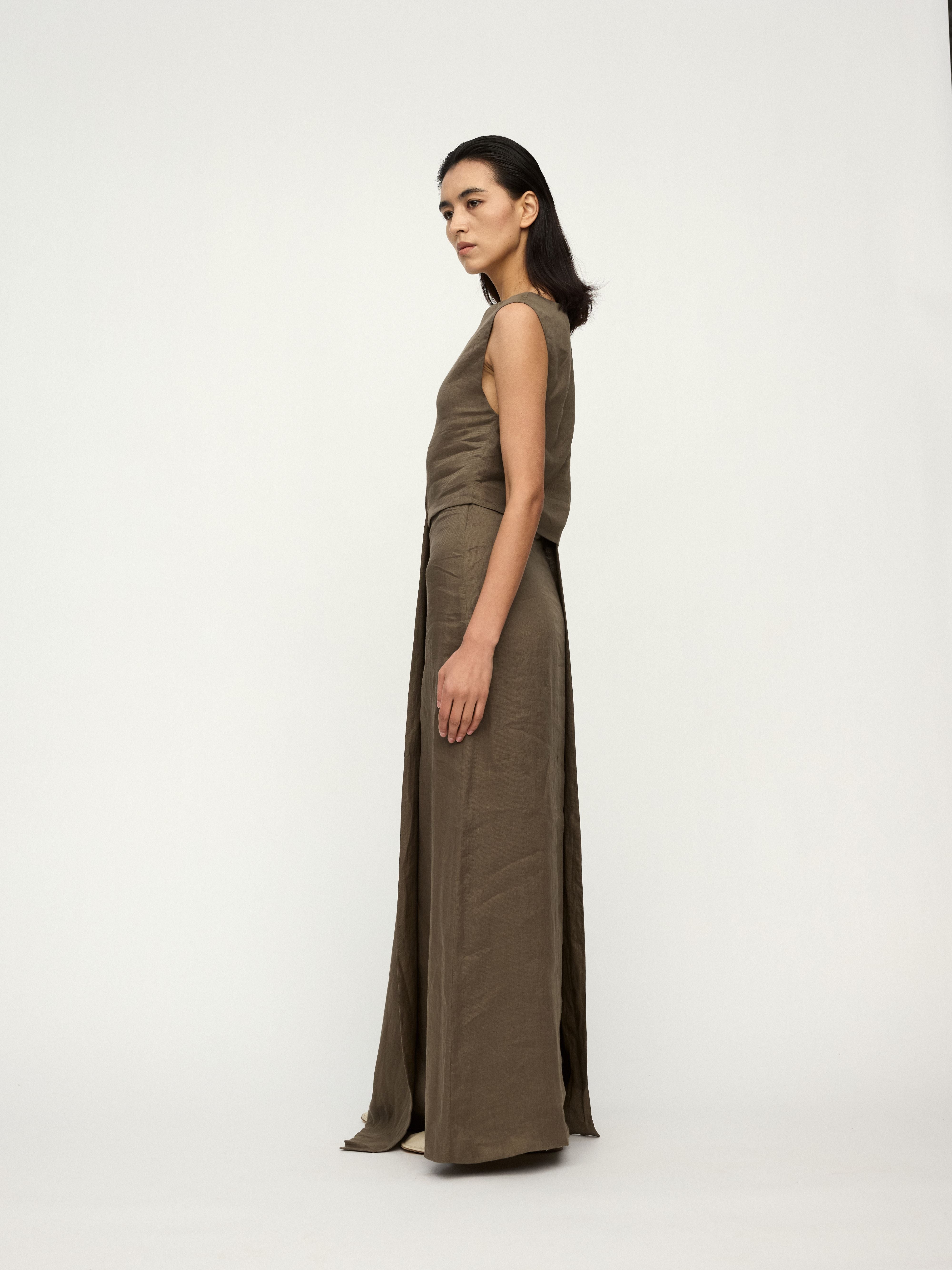 PREAW25 - WOOD ILHA DRESS