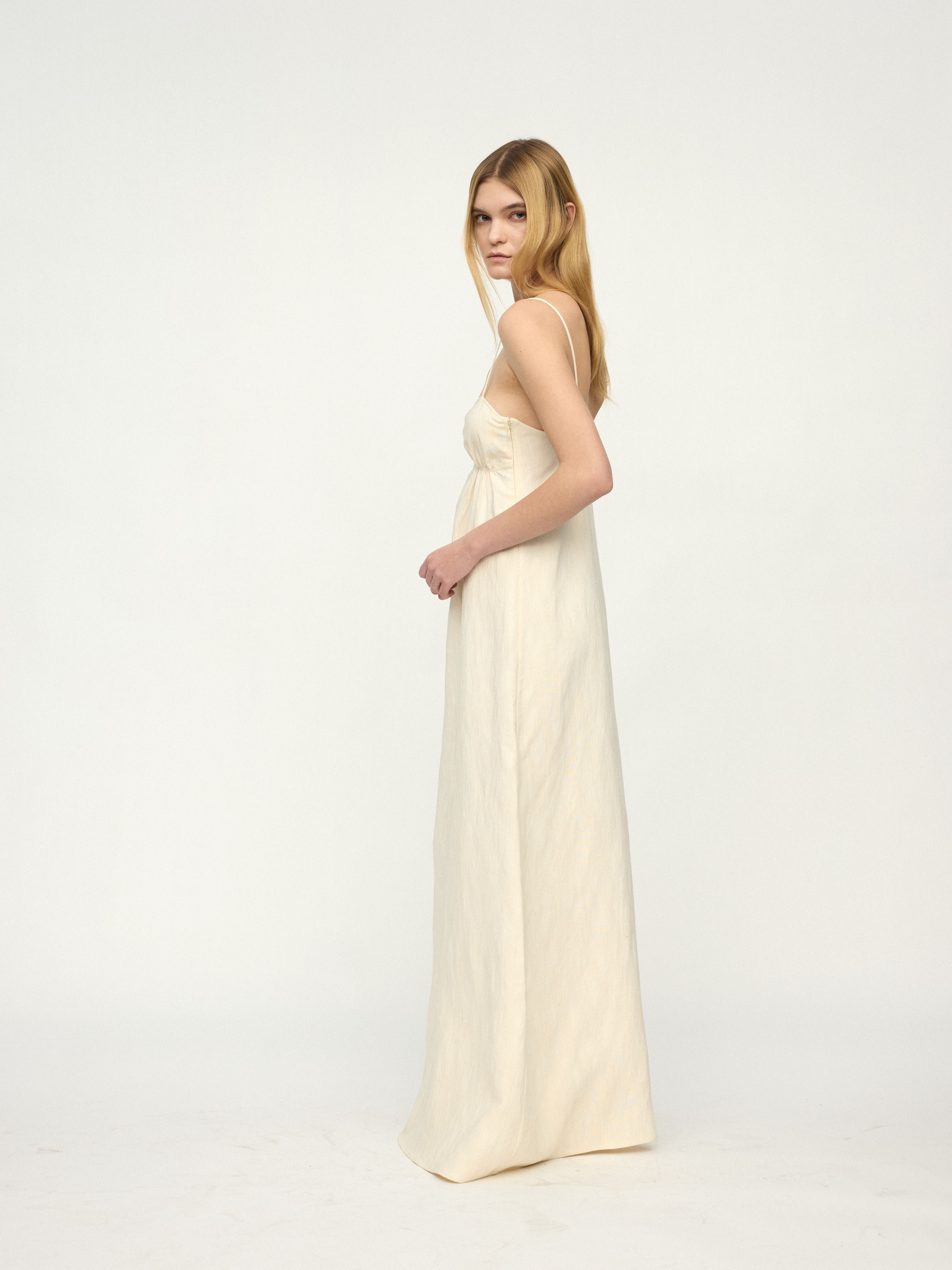 PREAW25 - WHEAT SHELL DRESS
