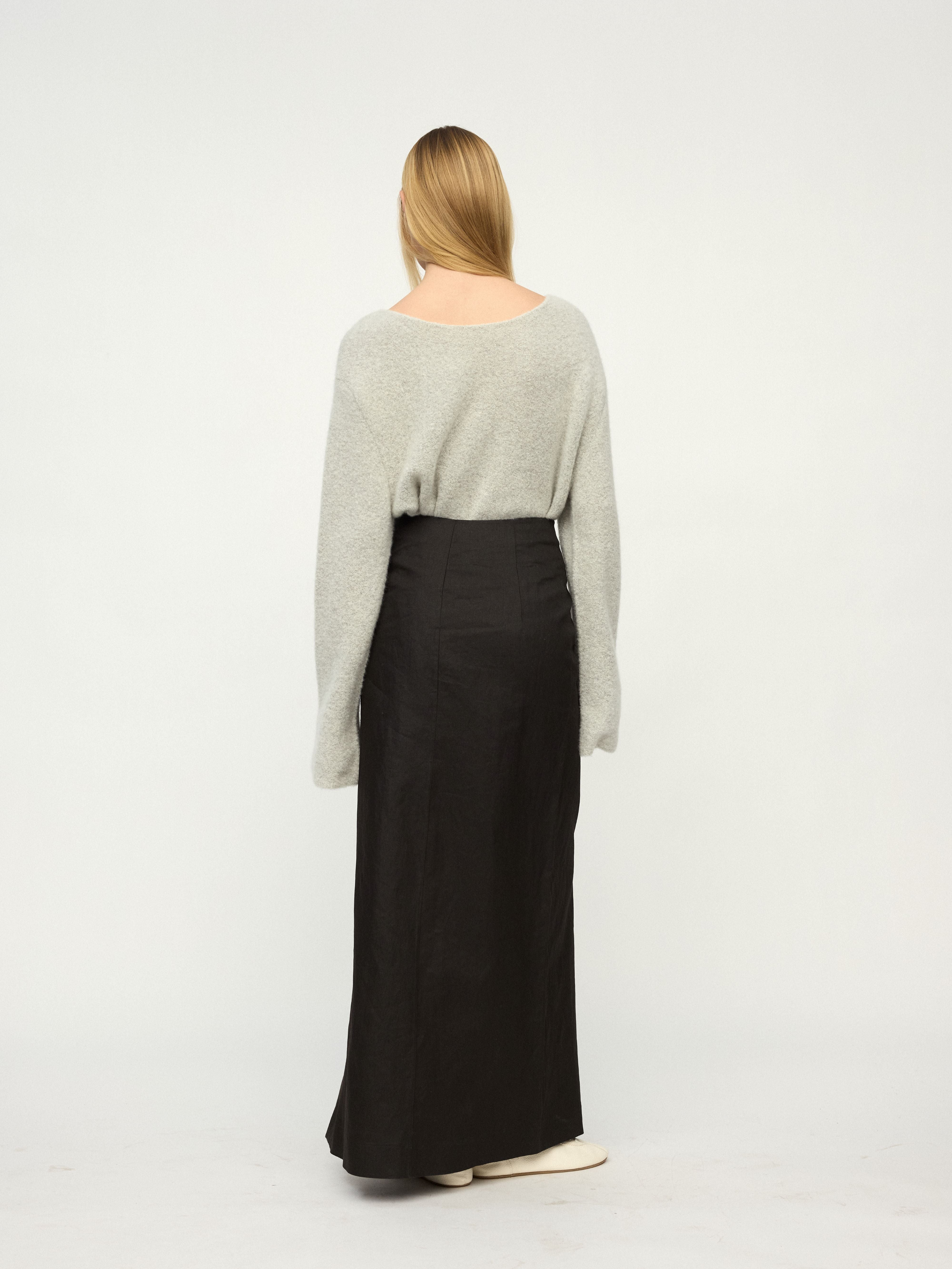 PREAW25 - LAVA ROCK TILE PENCIL SKIRT
