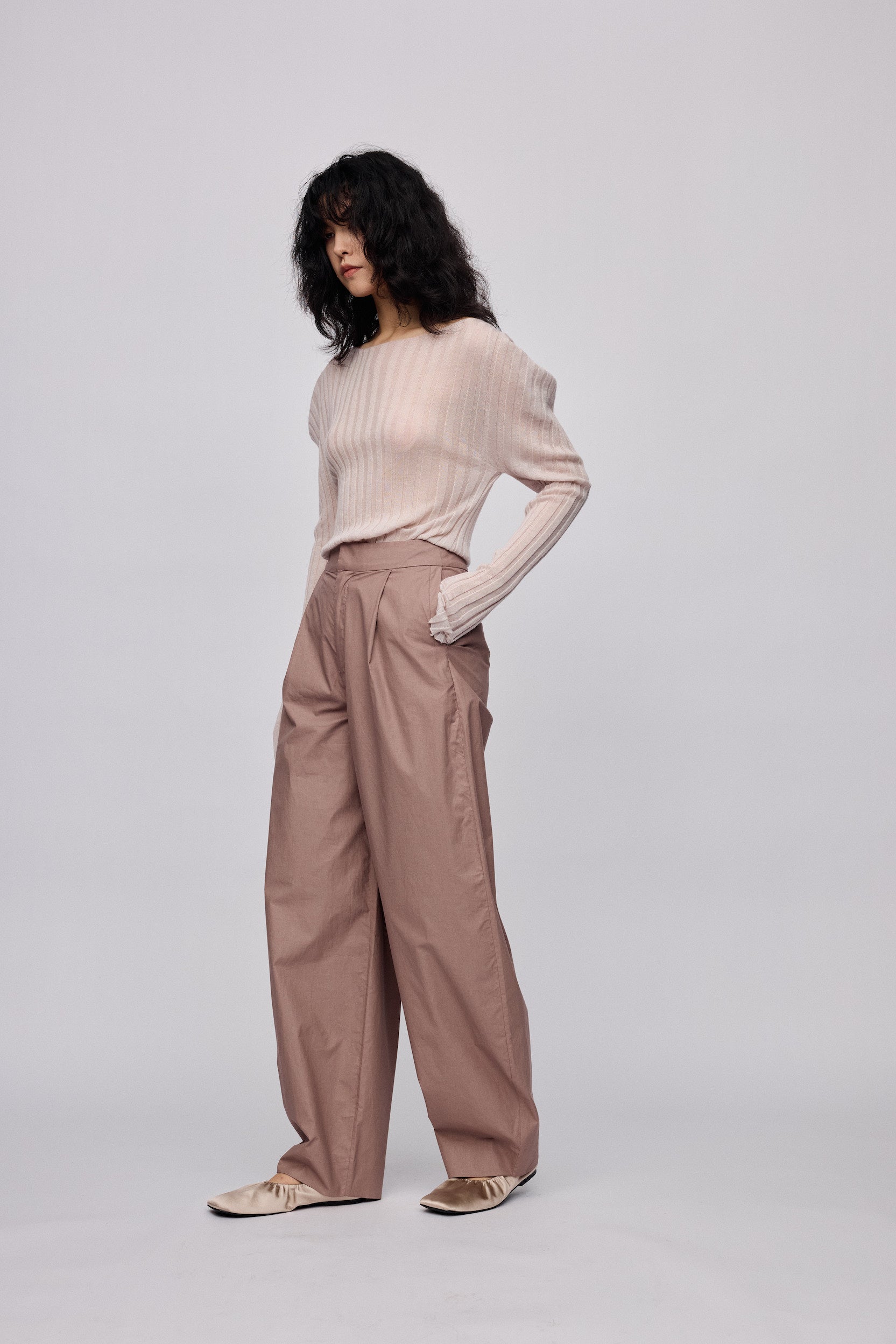 PRE SS25 - FRESCO GREY DENVER PANTS