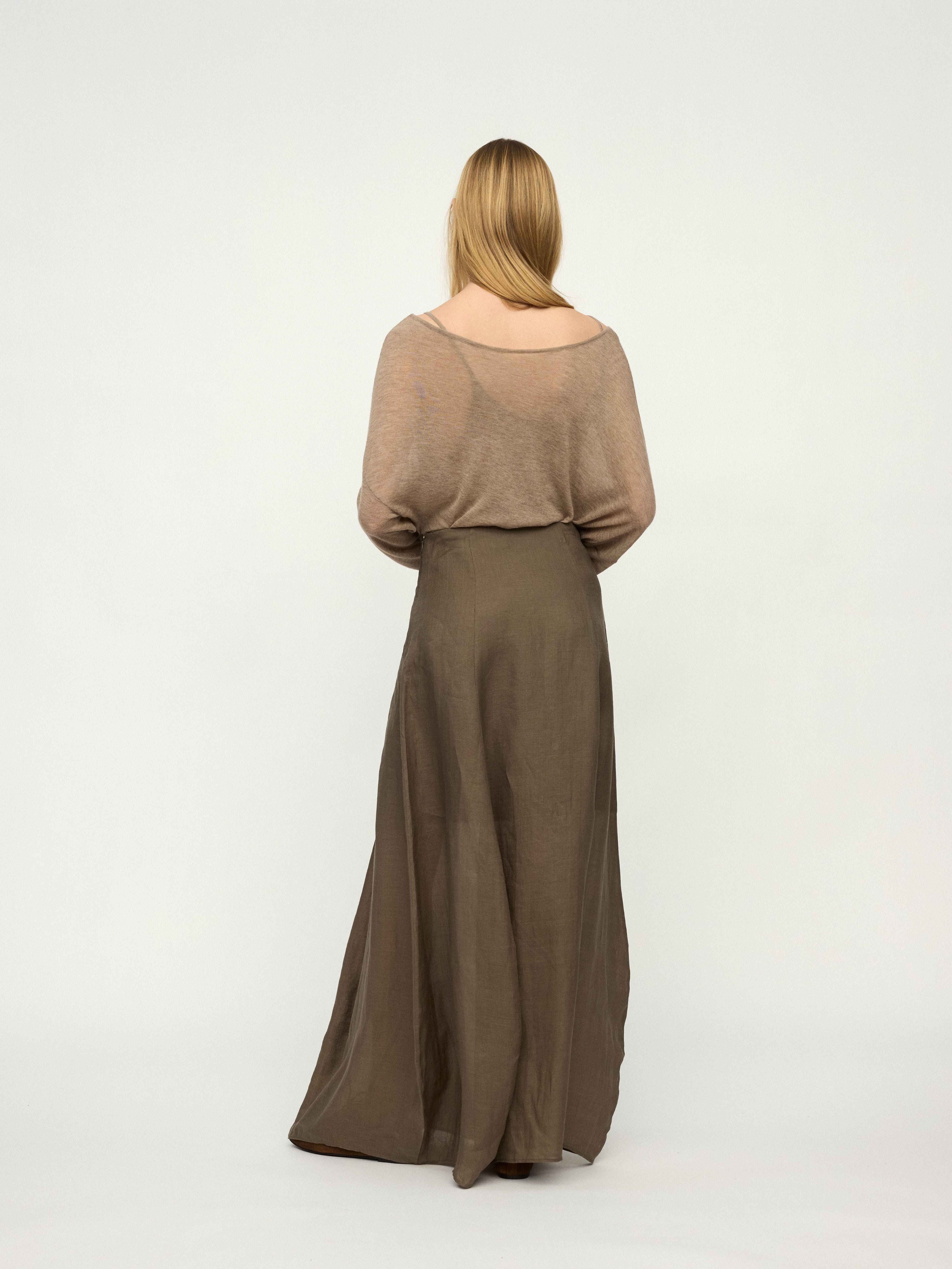PREAW25 - WOOD COCOON SKIRT