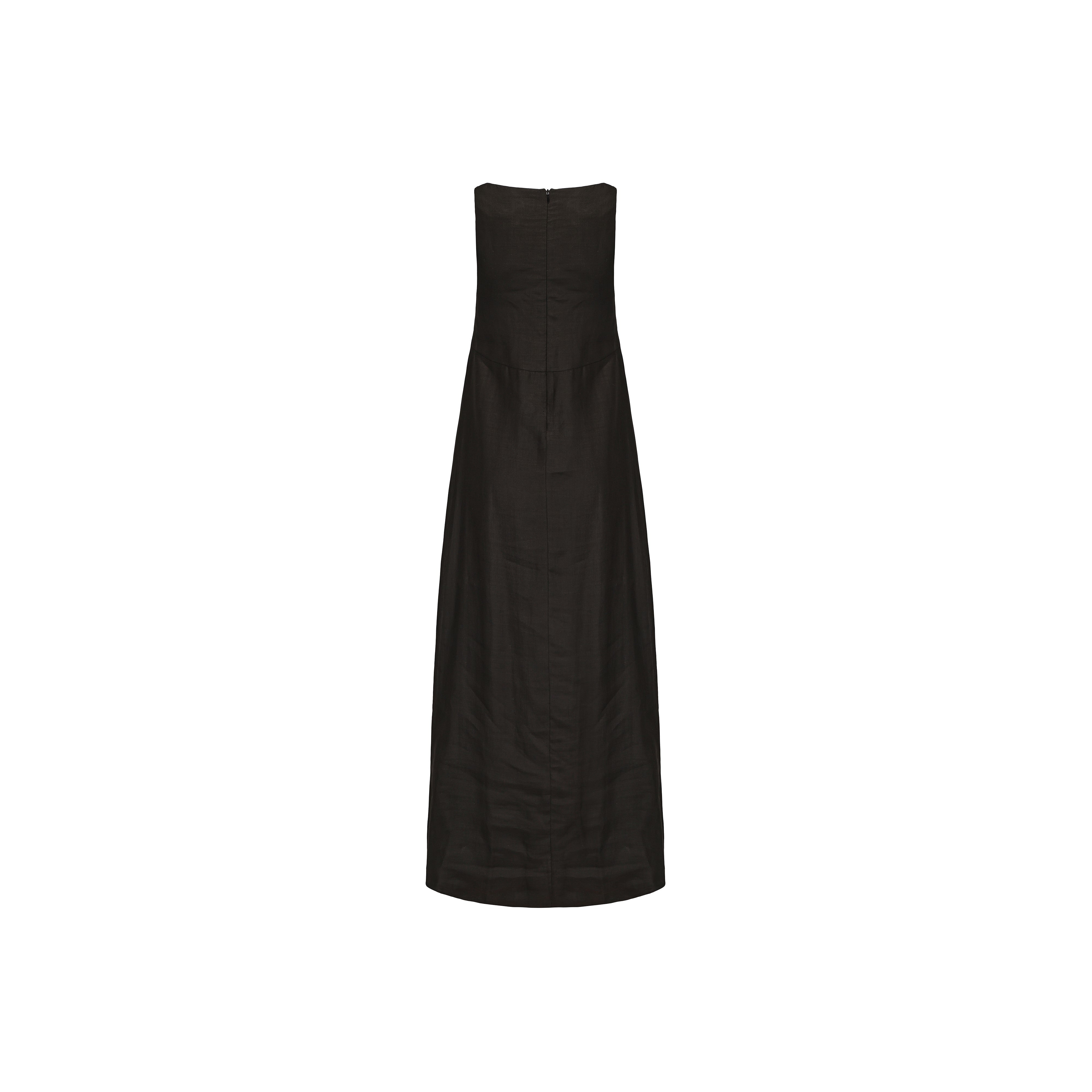 PREAW25 - CHARCOAL MAHE DRESS