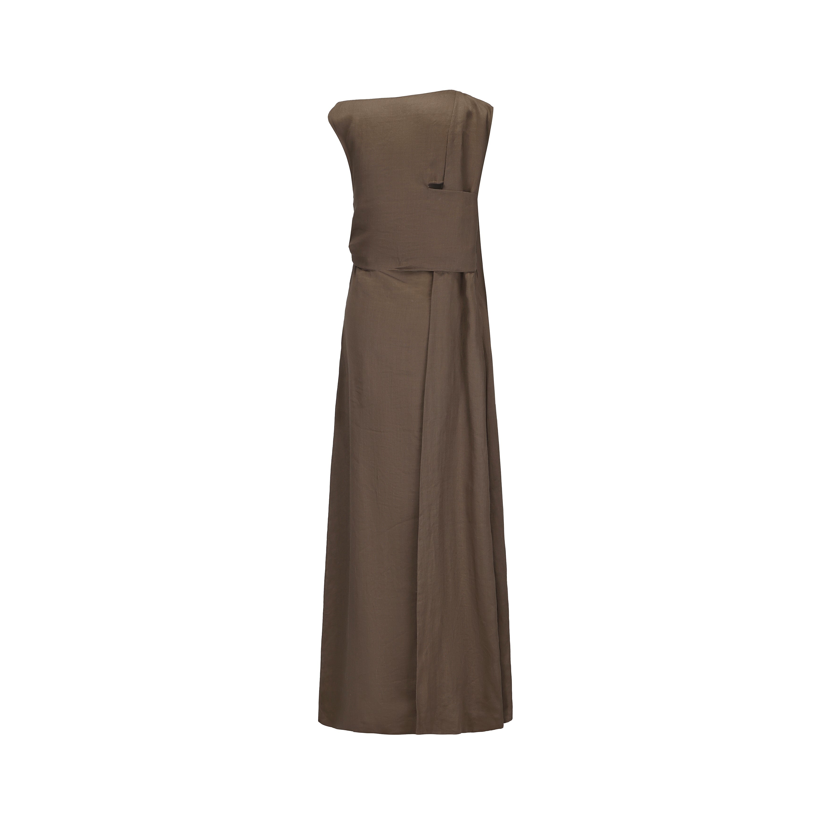 PREAW25 - WOOD ILHA DRESS