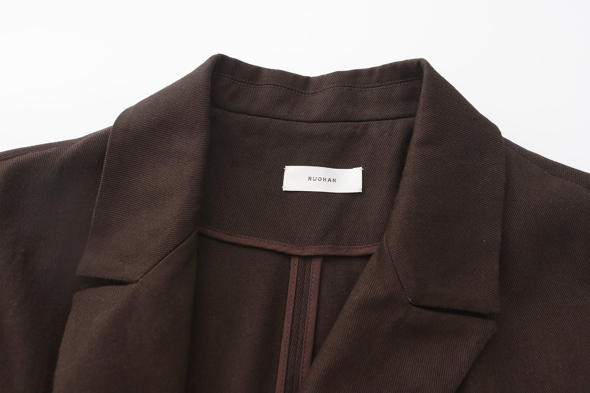SS25 - DEEP BROWN SUIT JACKET