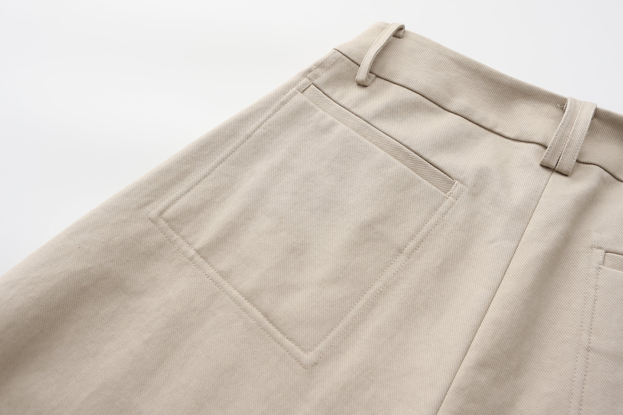 PRE SS25 - HESSIAN BEIGE DIAGNAL PANTS