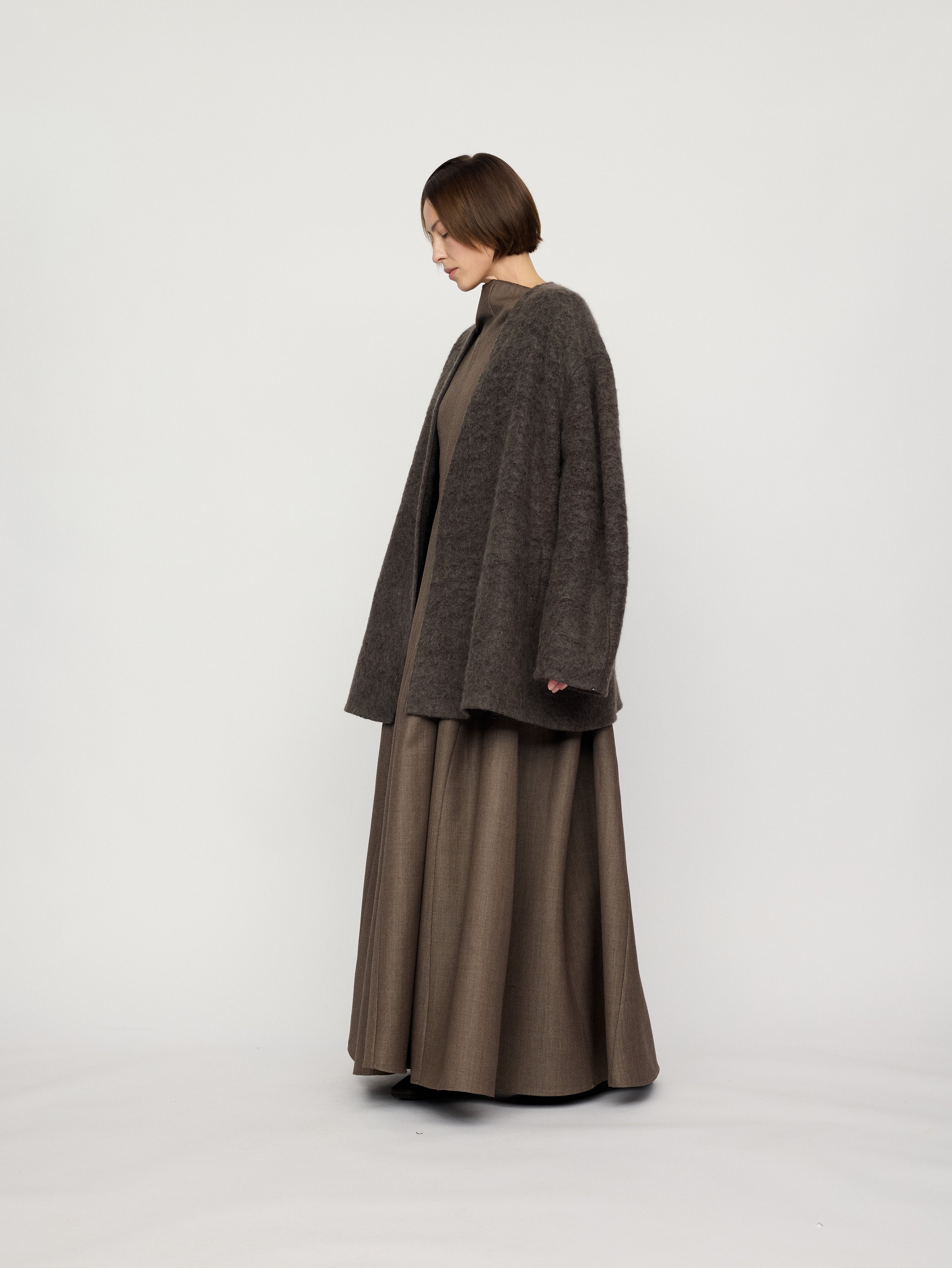 PREAW26 - UMBER COCOON JACKET