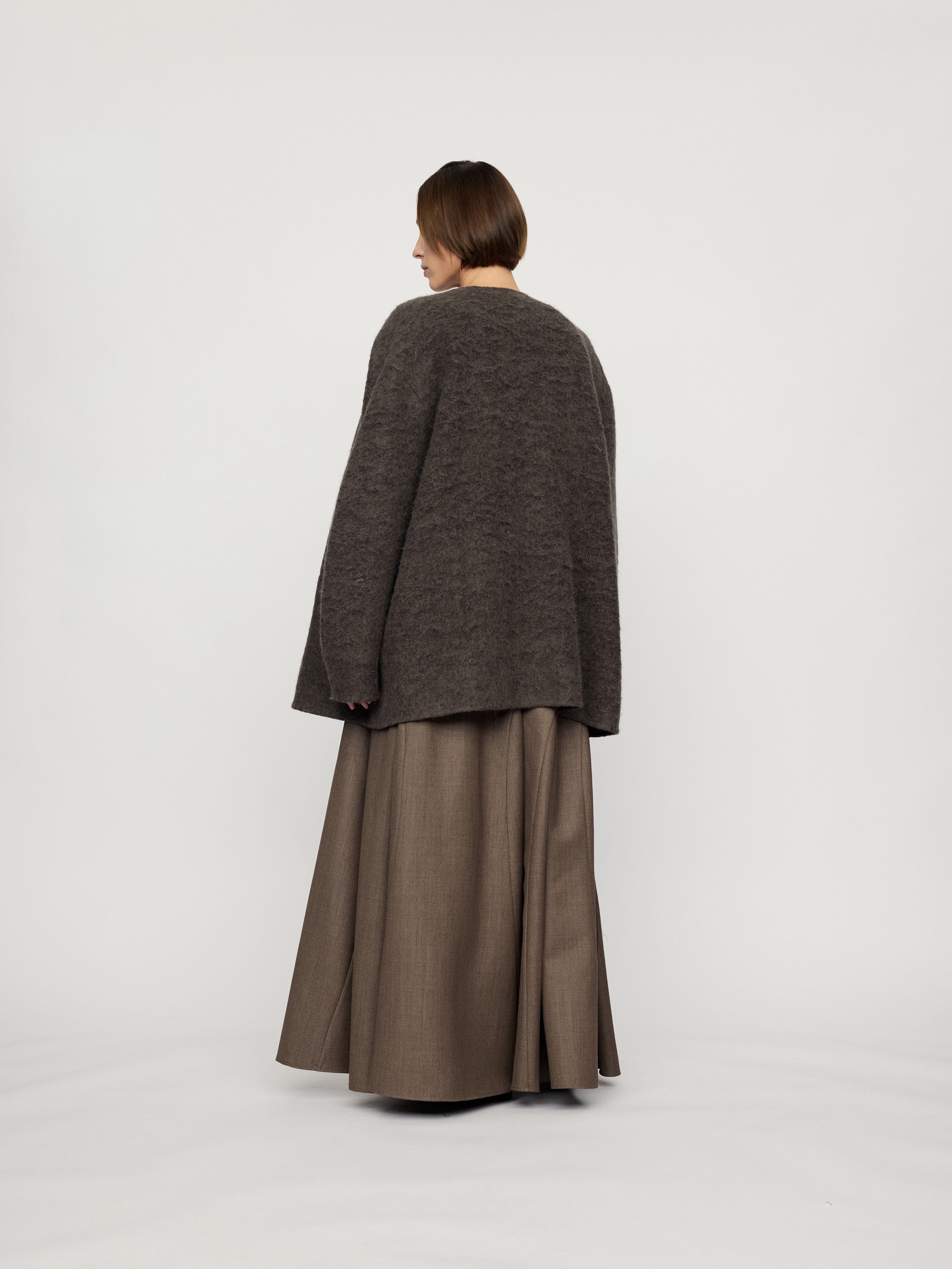 PREAW26 - UMBER COCOON JACKET