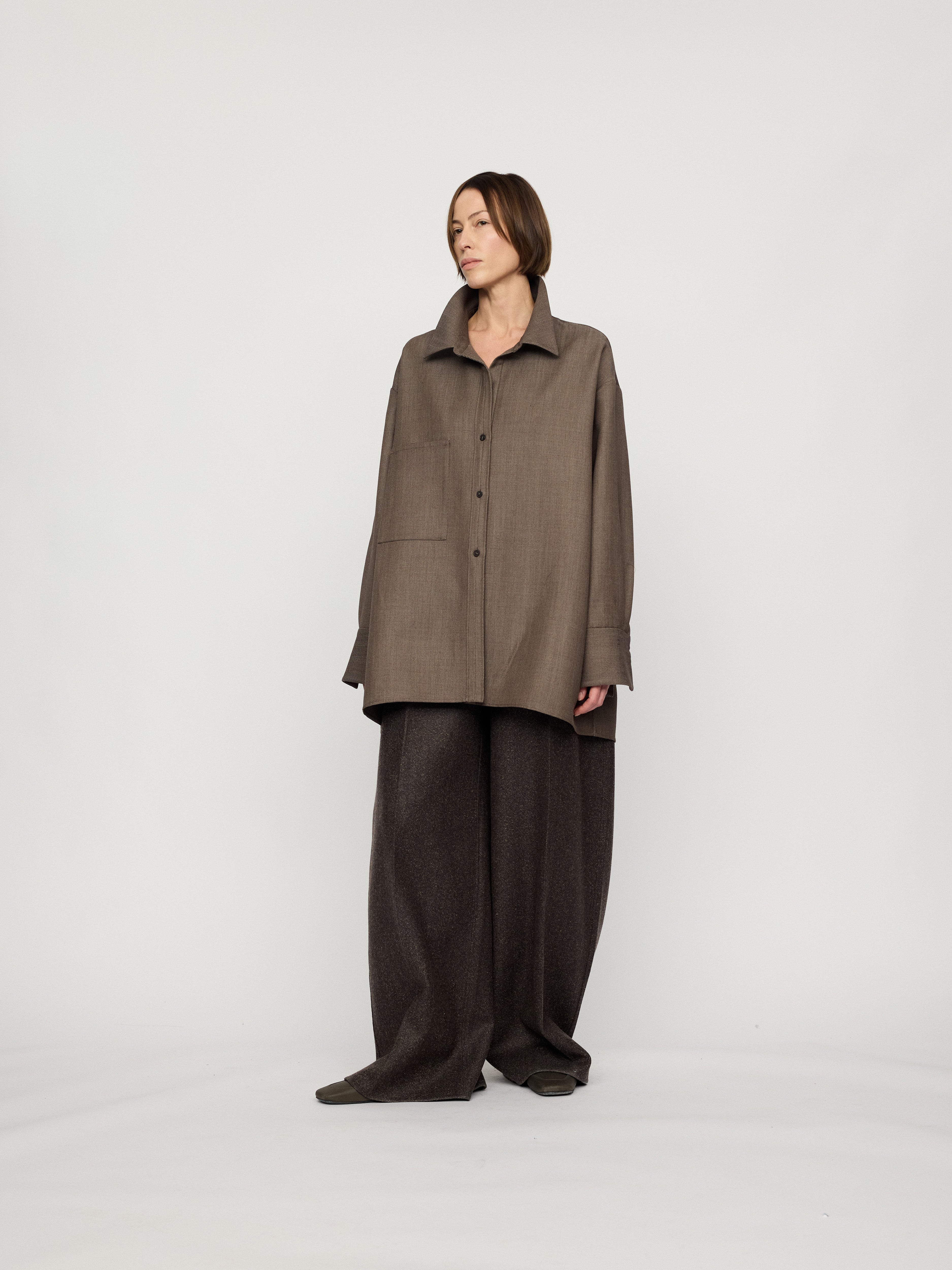 PREAW26 - ASH LIMESTONE KAAF SHIRT