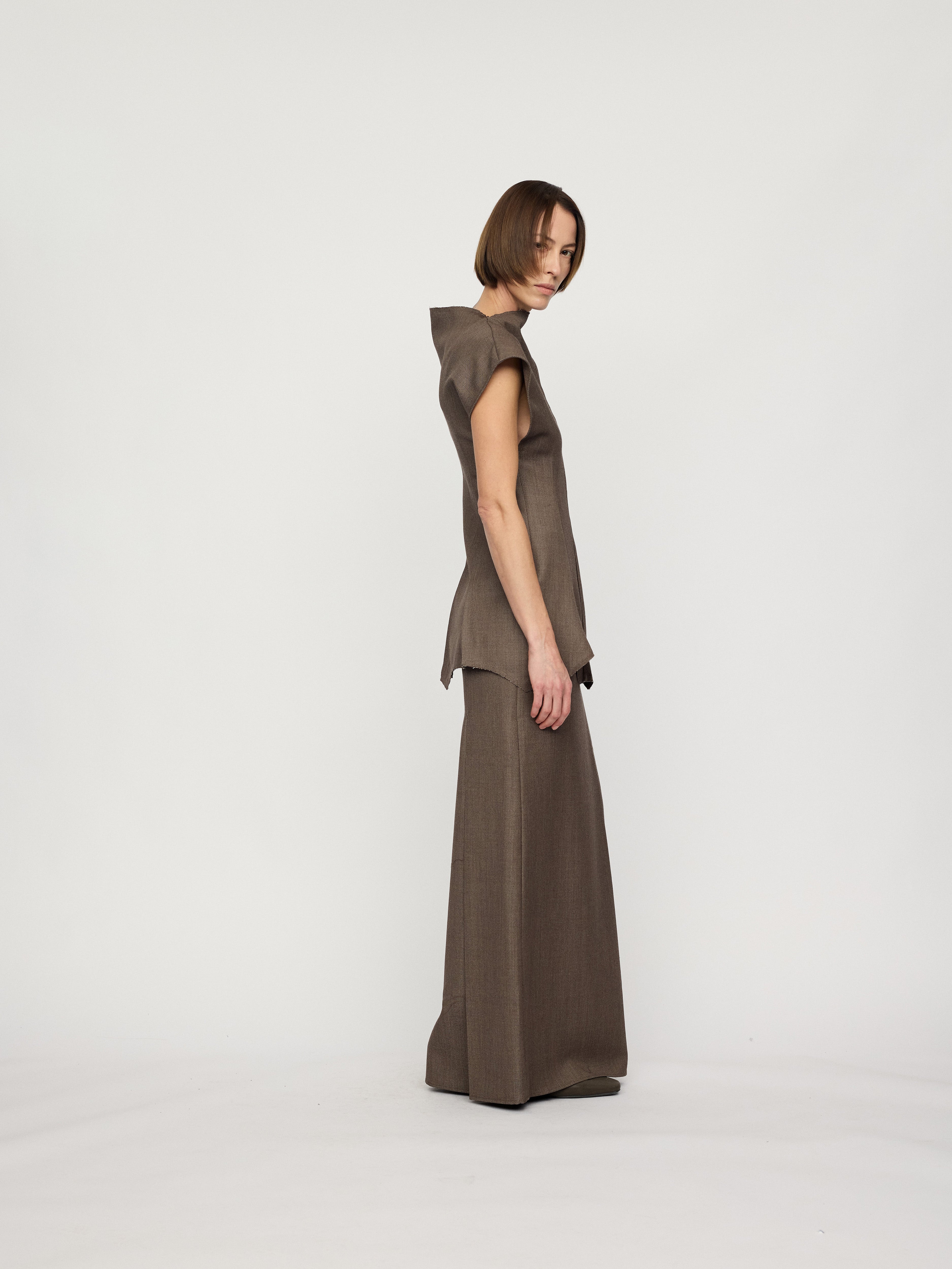PREAW26 - ASH LIMESTONE NOSS SKIRT