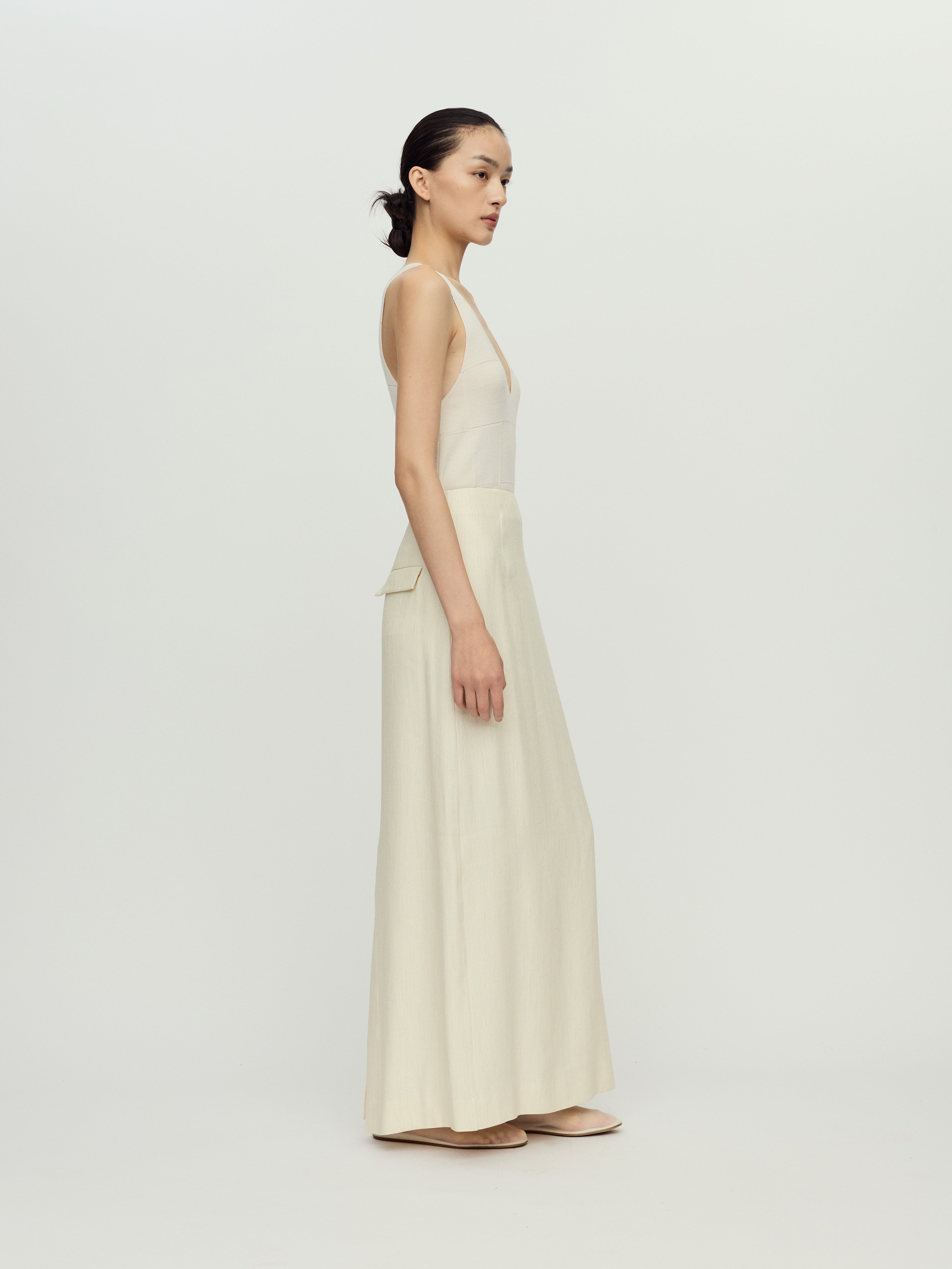 PRESS26 - LIME STONE PENCIL SKIRT