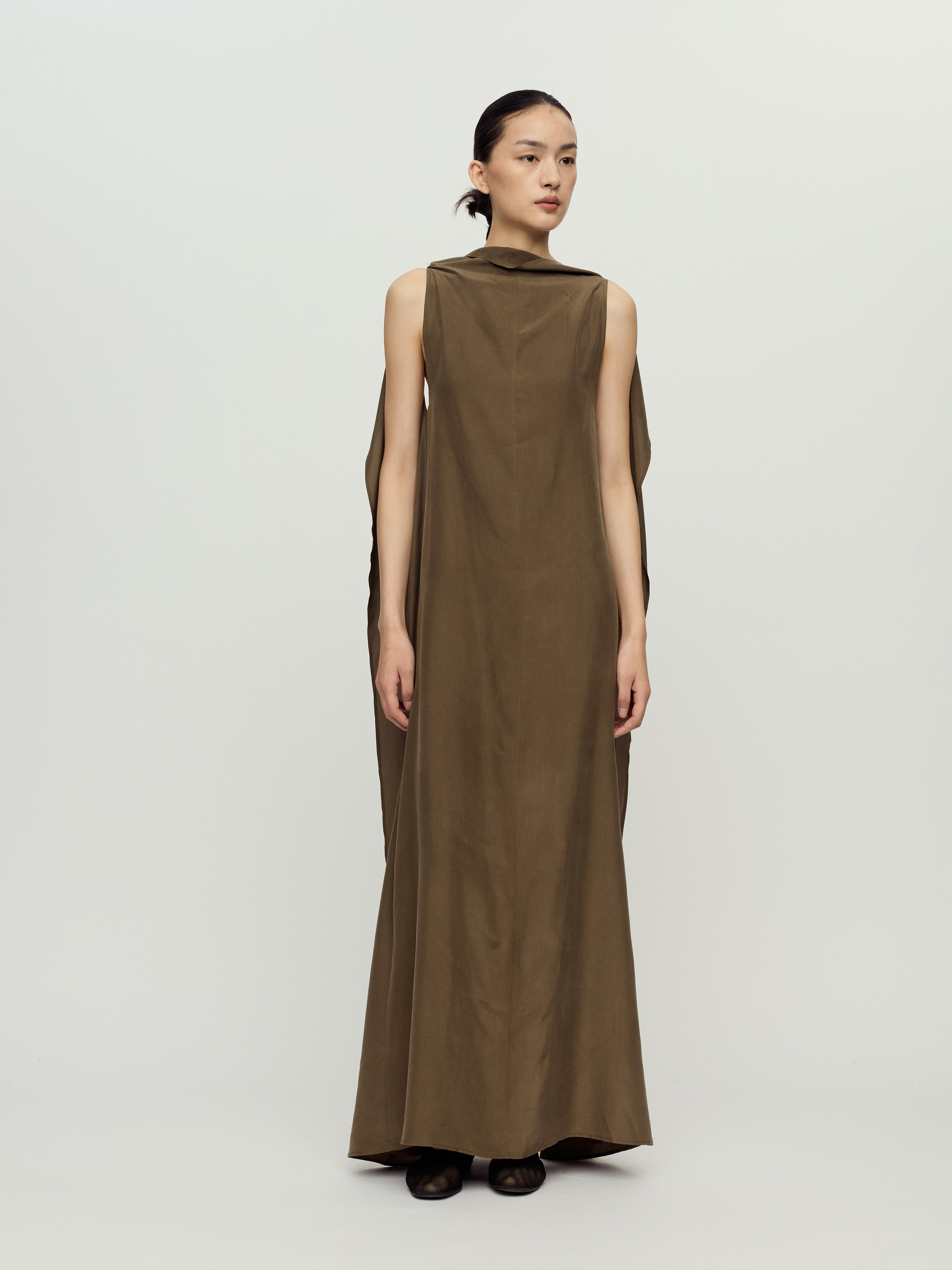 PRESS26 - OLIVE KUVA DRESS