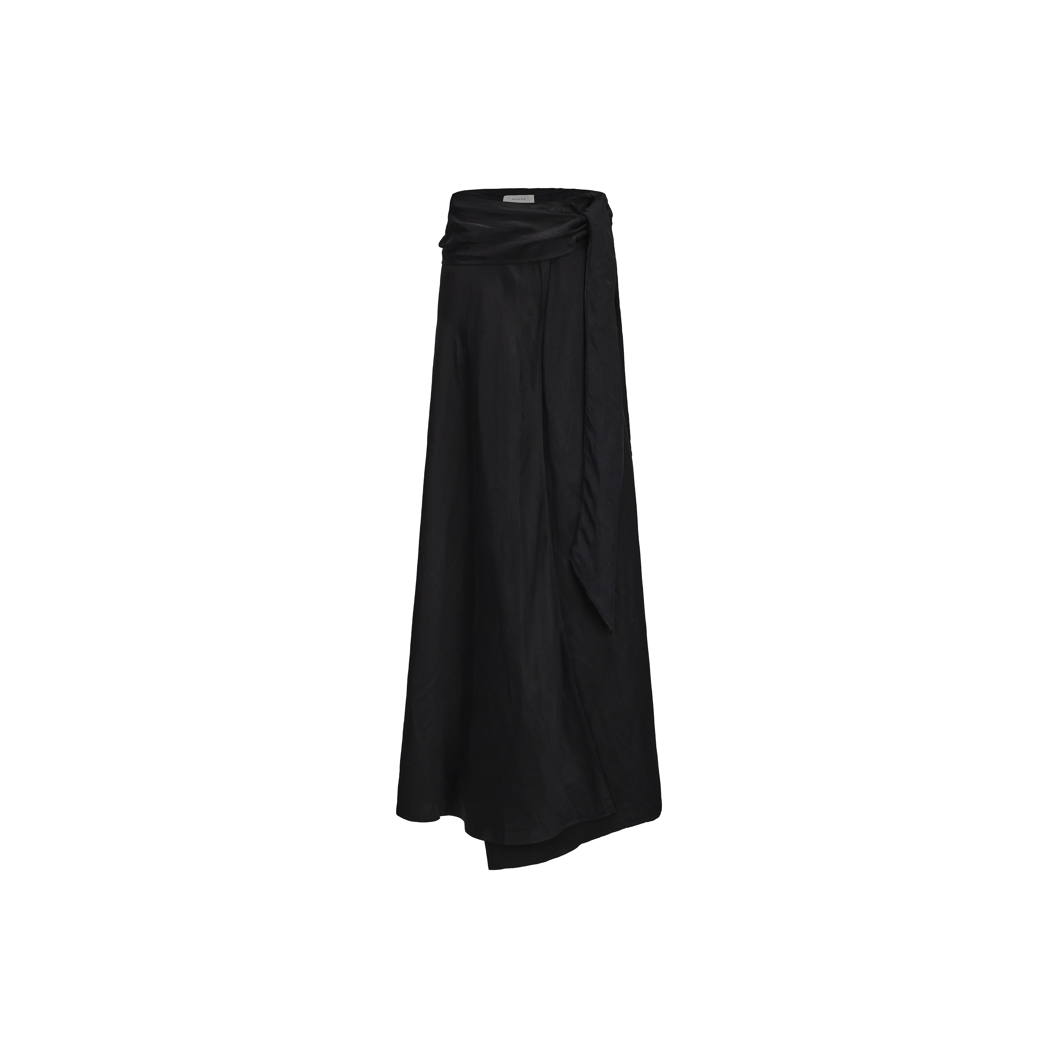 PRESS26 - ONYX TULA WRAP SKIRT