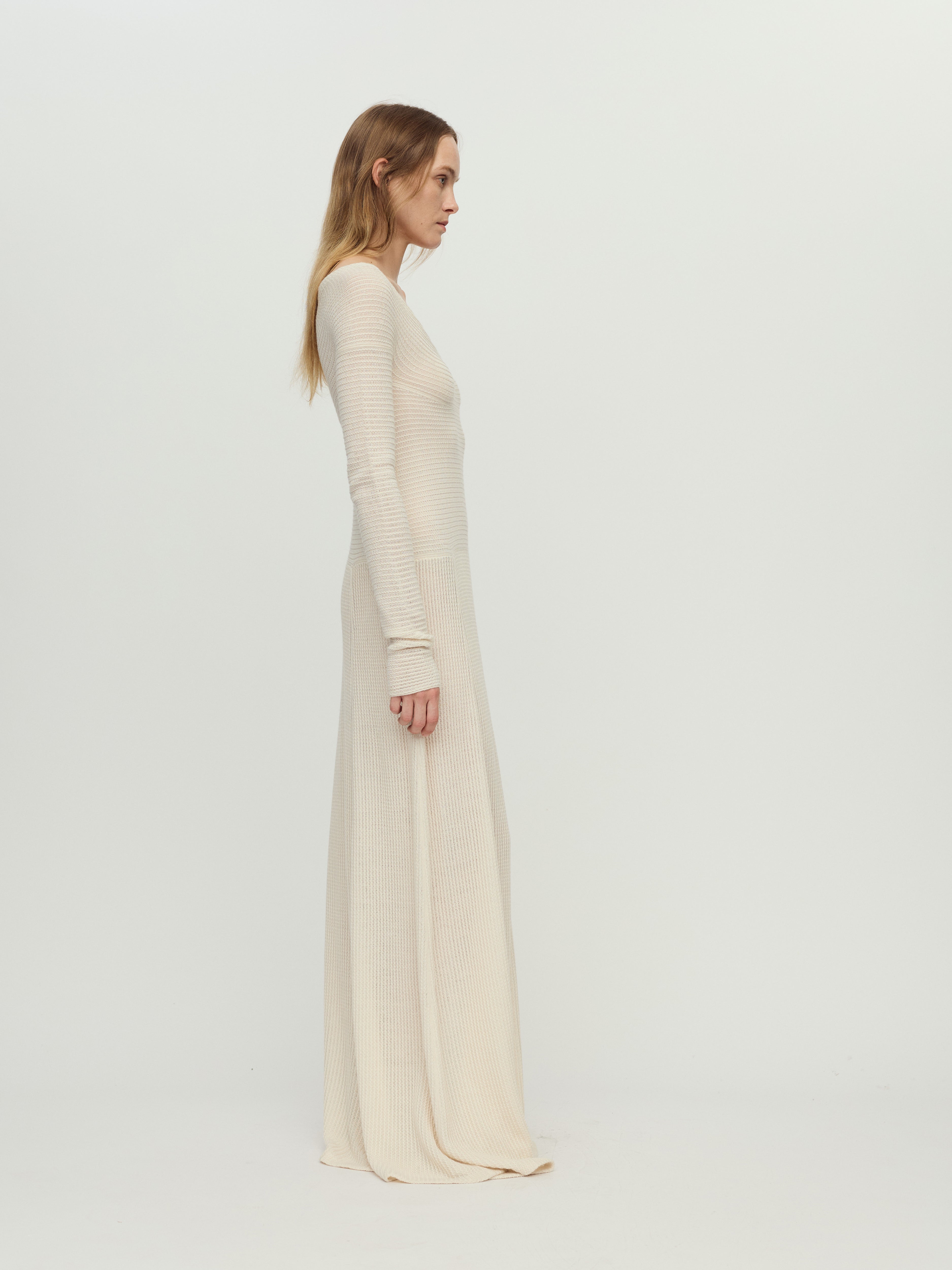 PRESS26 - IVORY SELA DRESS