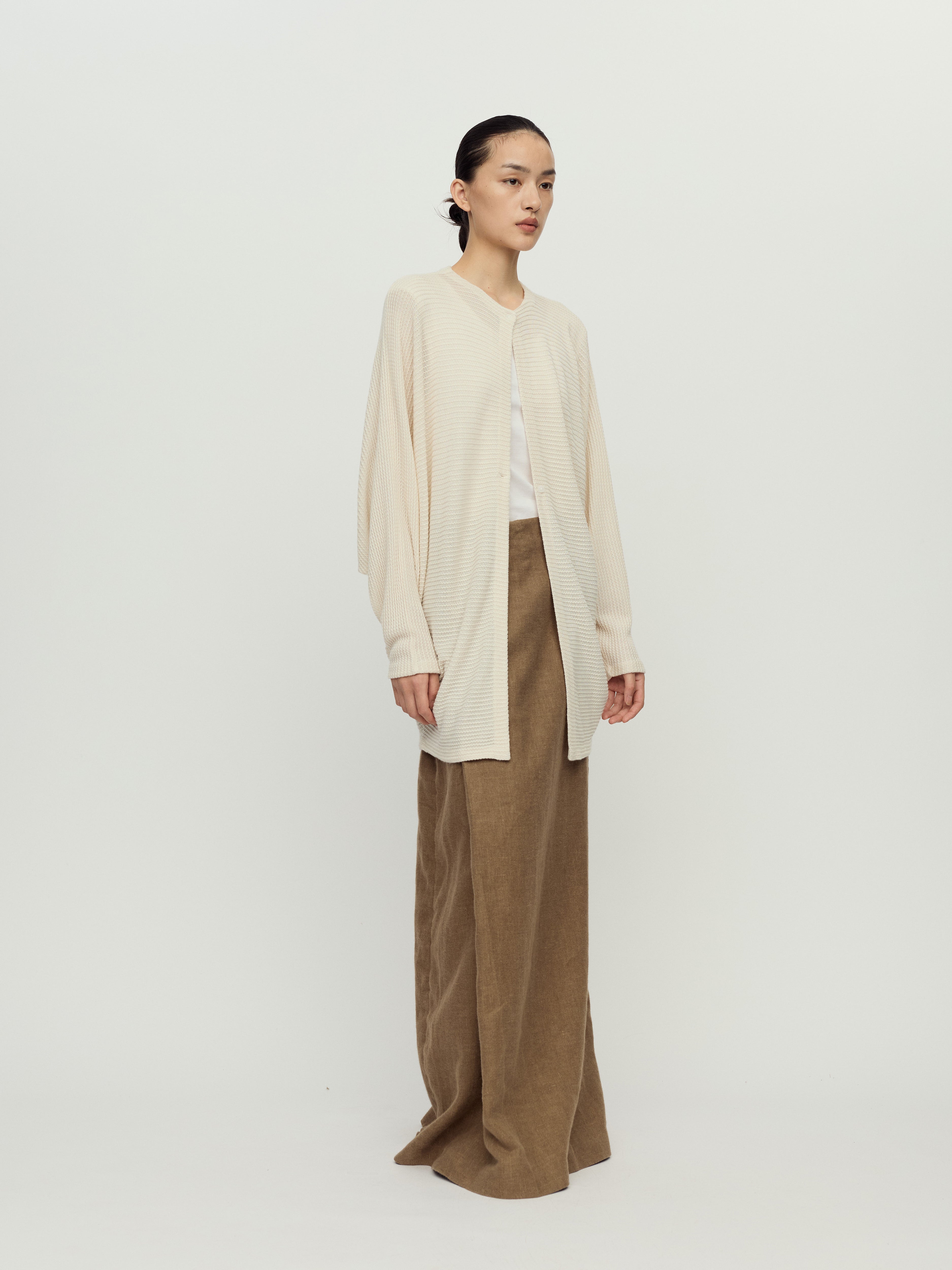 PRESS26 - IVORY KAEL CARDIGAN