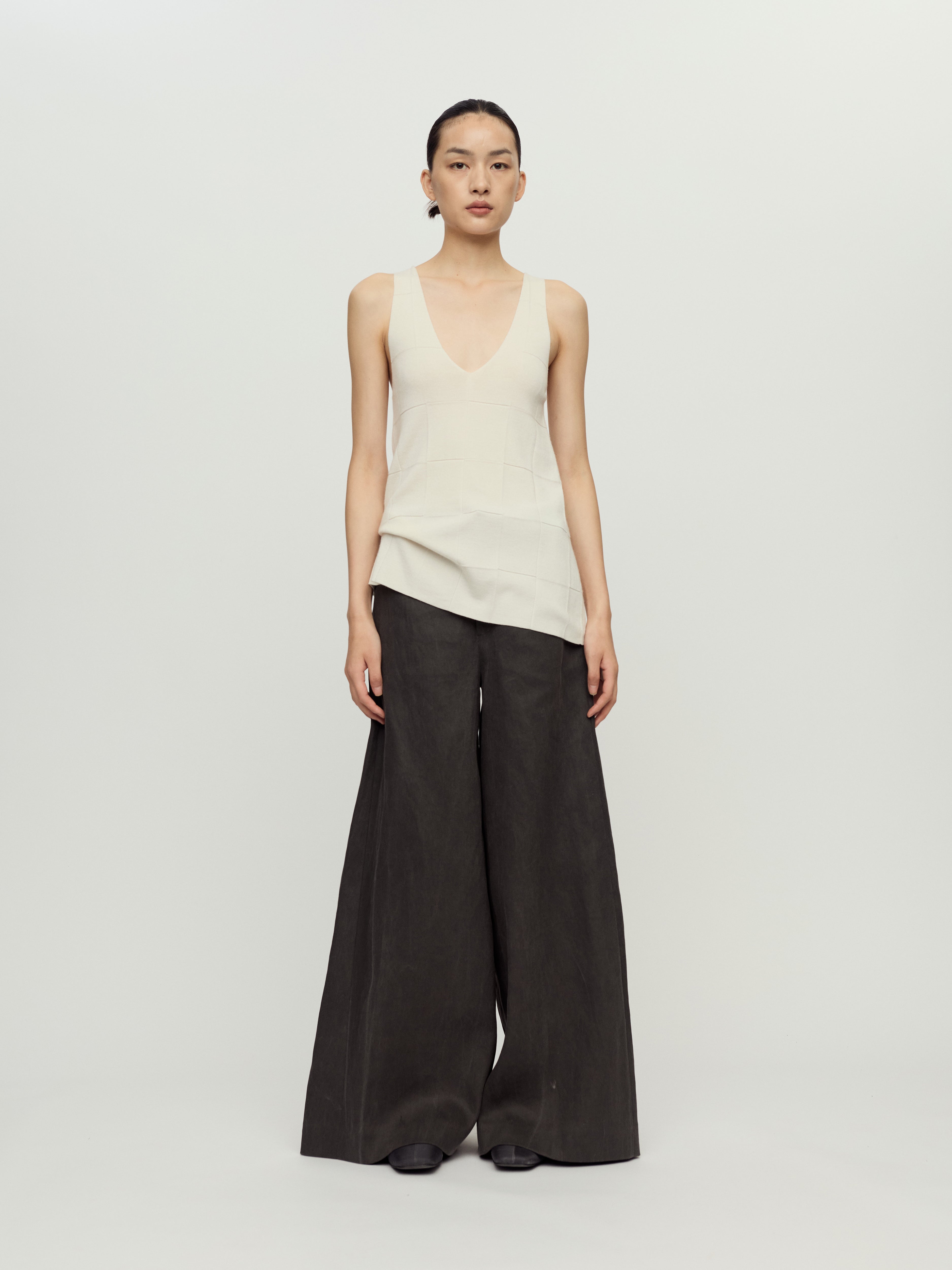 PRESS26 - IVORY SULA TANK TOP