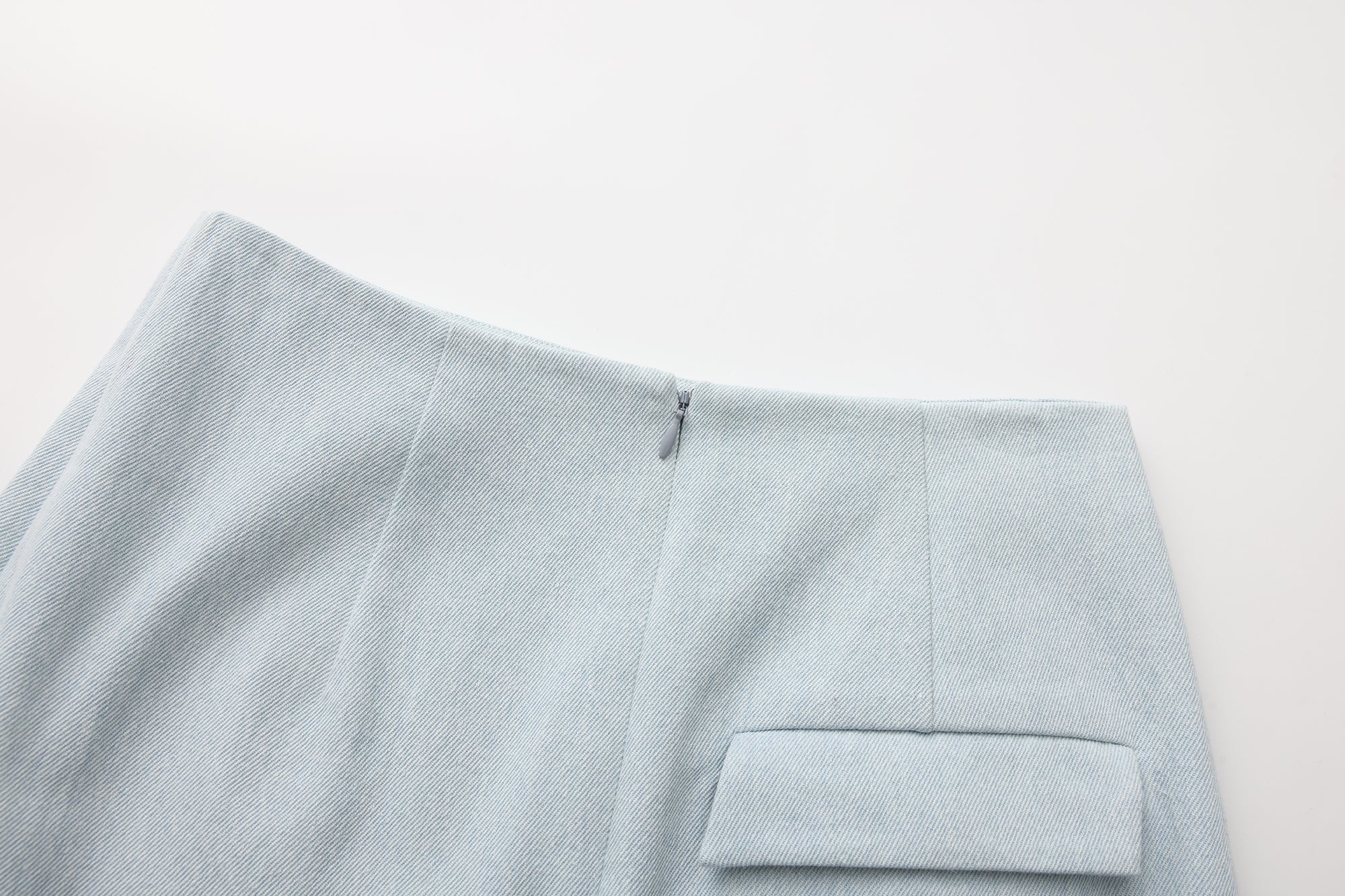 SS26 - 4PM BLUE PENCIL SKIRT