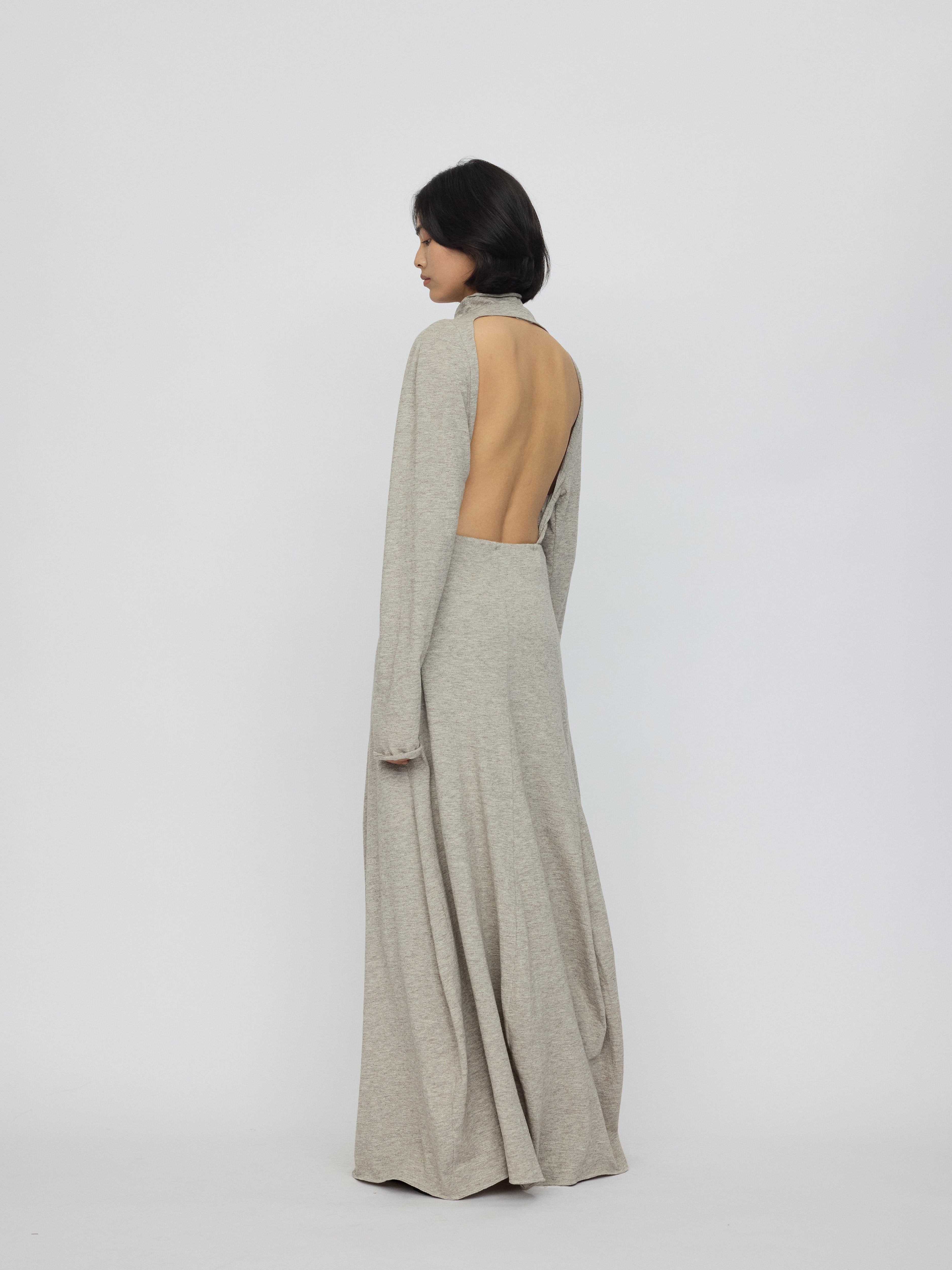 AW26 - ECRU COCOON SKIRT
