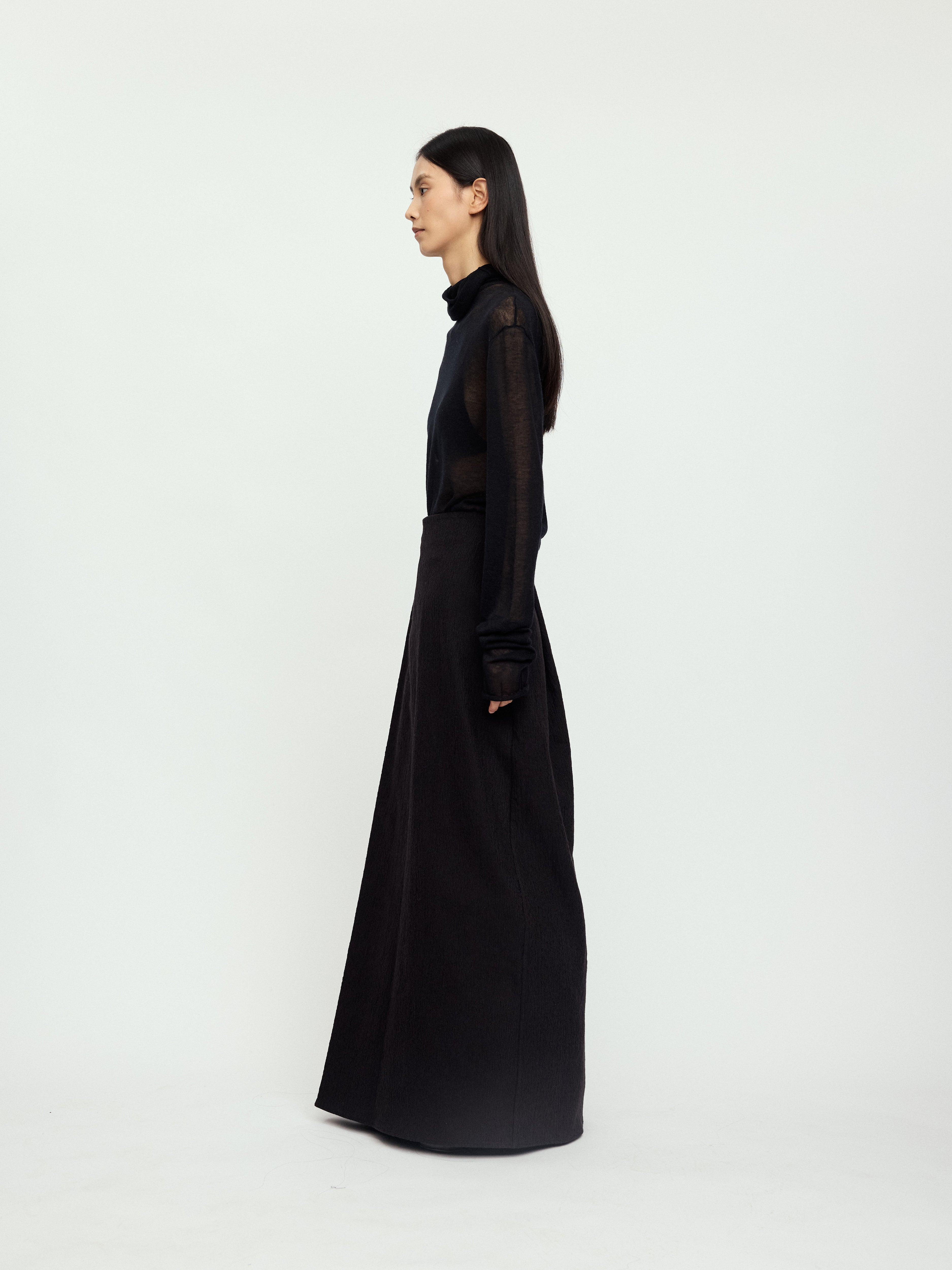 AW25 - CHARCOAL LUMI SKIRT