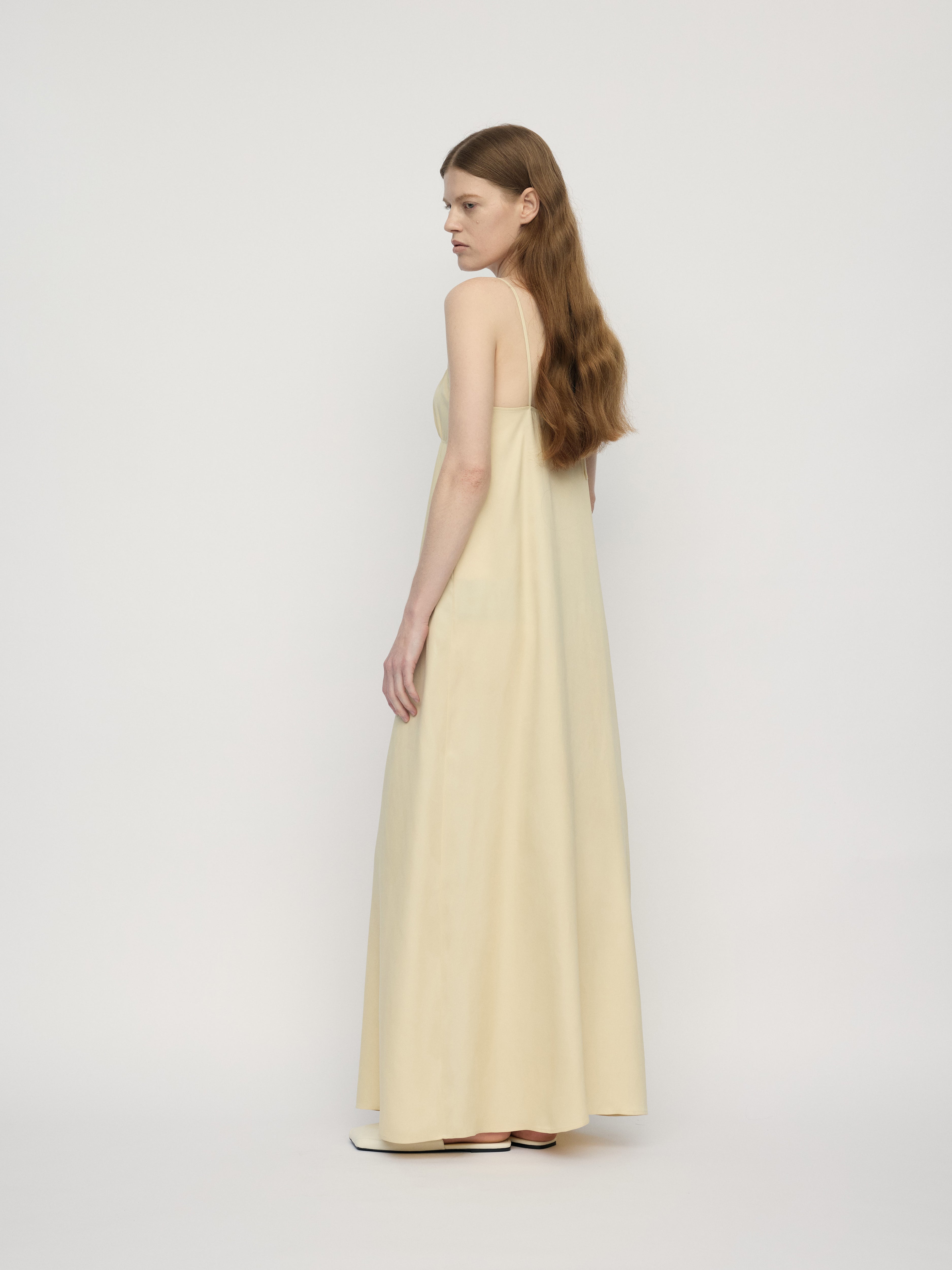 SS26 - PARCHMENT SHELL DRESS