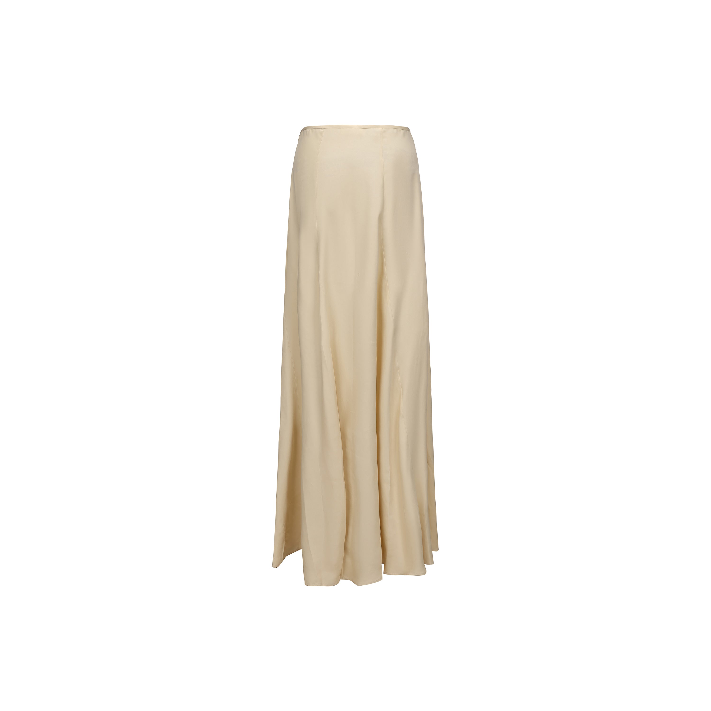 SS26 - PARCHMENT ASSU BIAS CUT SKIRT