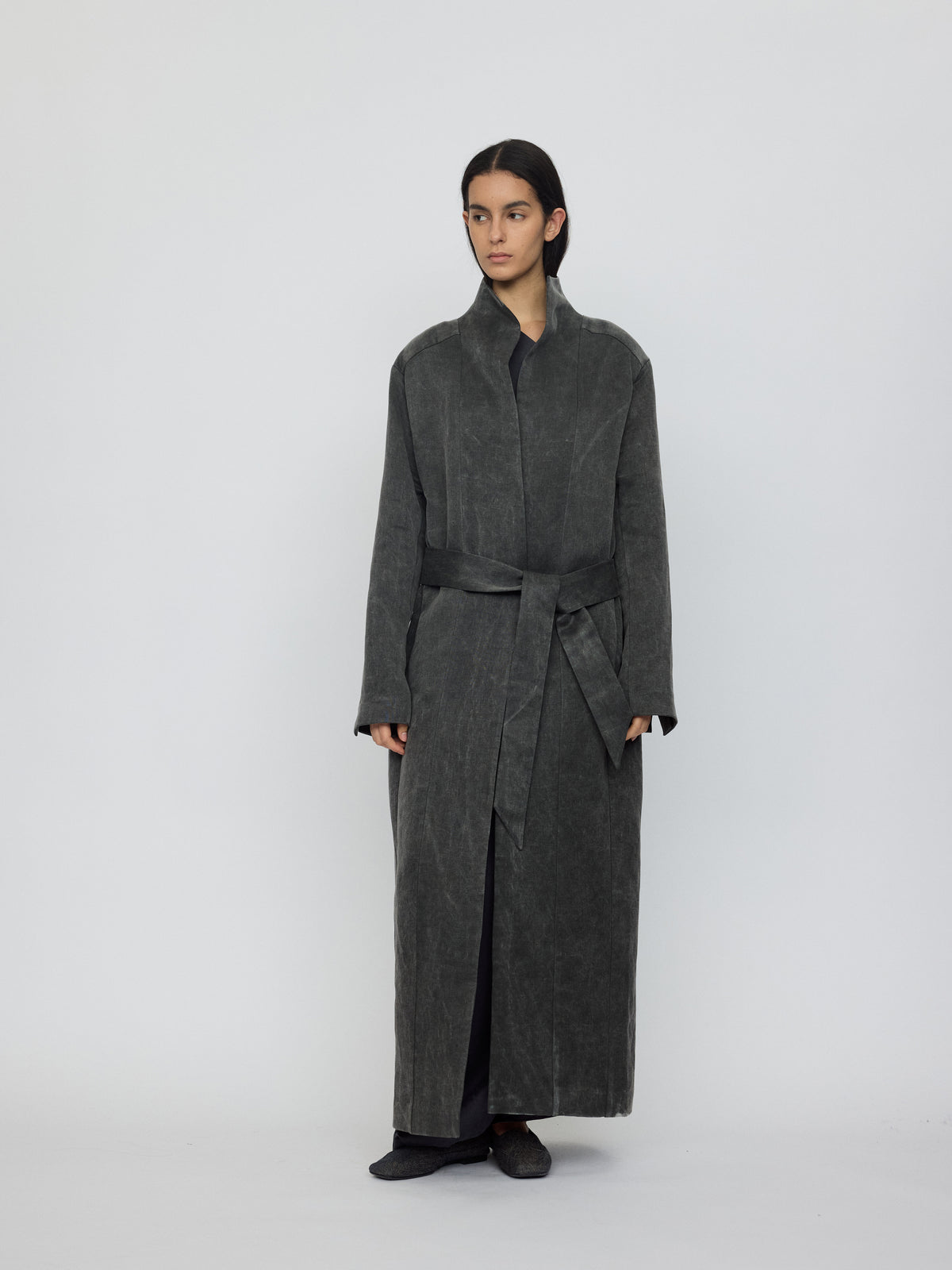AW26 - CHARCOAL IKARIA COAT