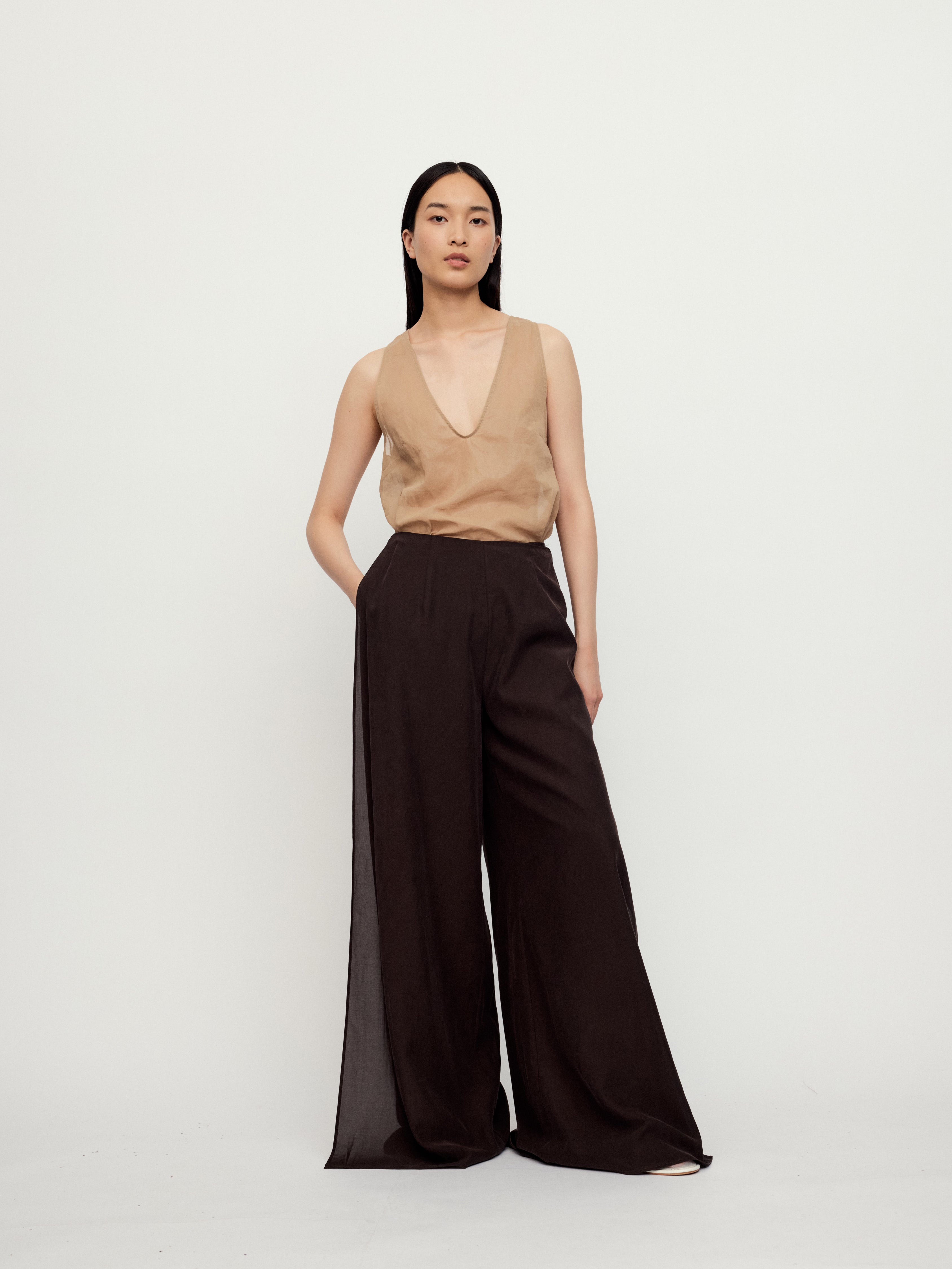 SS25 - WARM BROWN MYRA PANTS