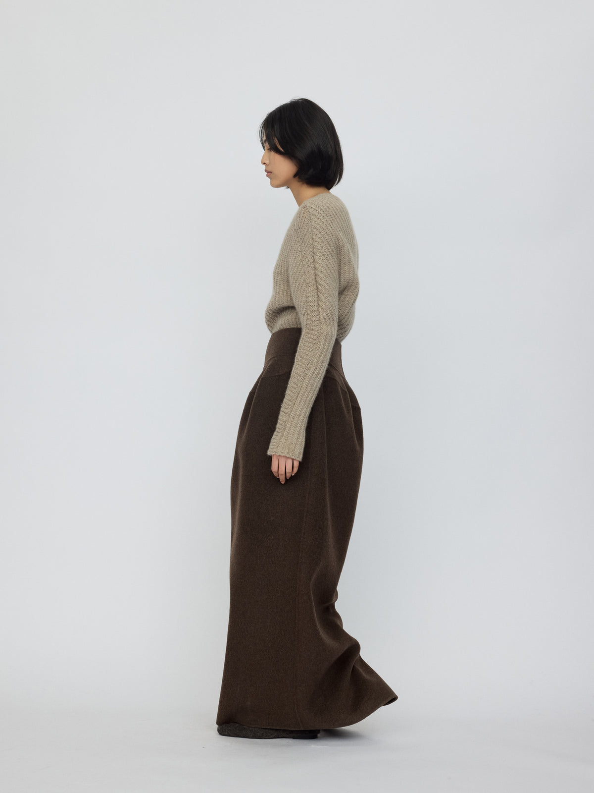 AW26 - TAUPE ZORIN SKIRT