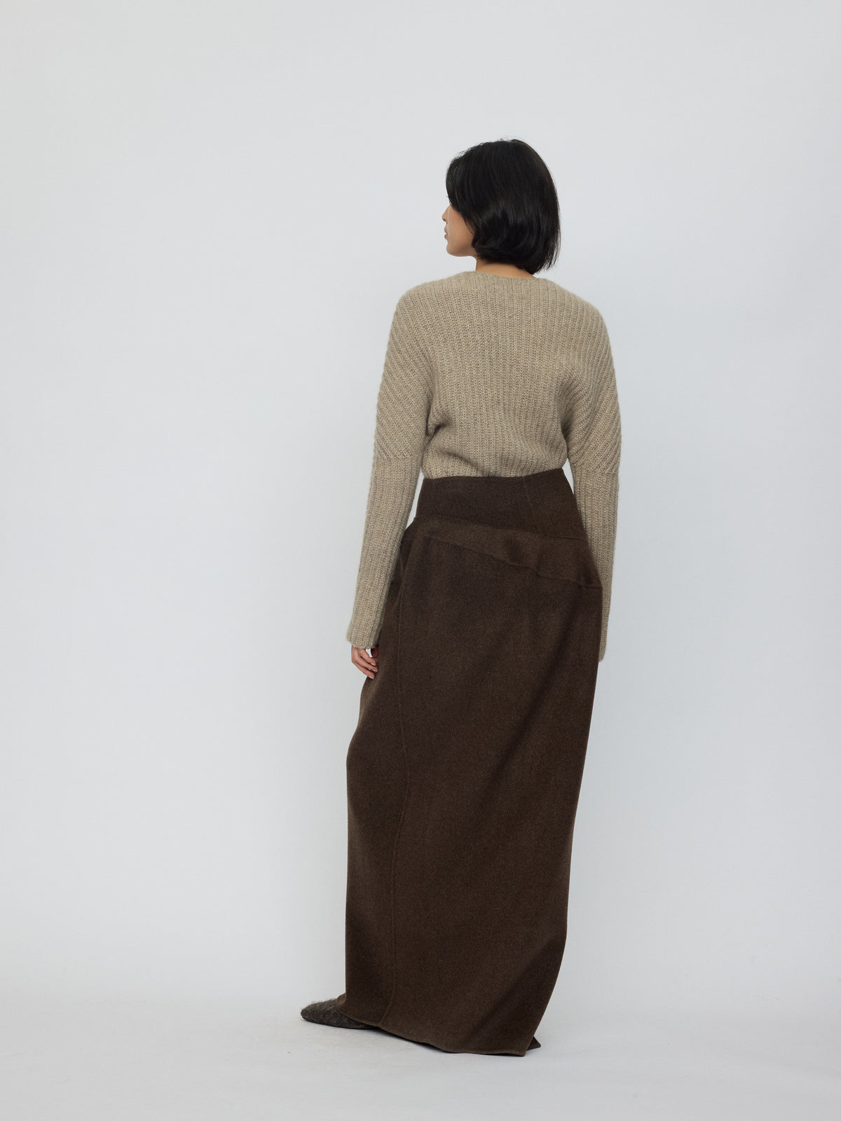 AW26 - TAUPE ZORIN SKIRT