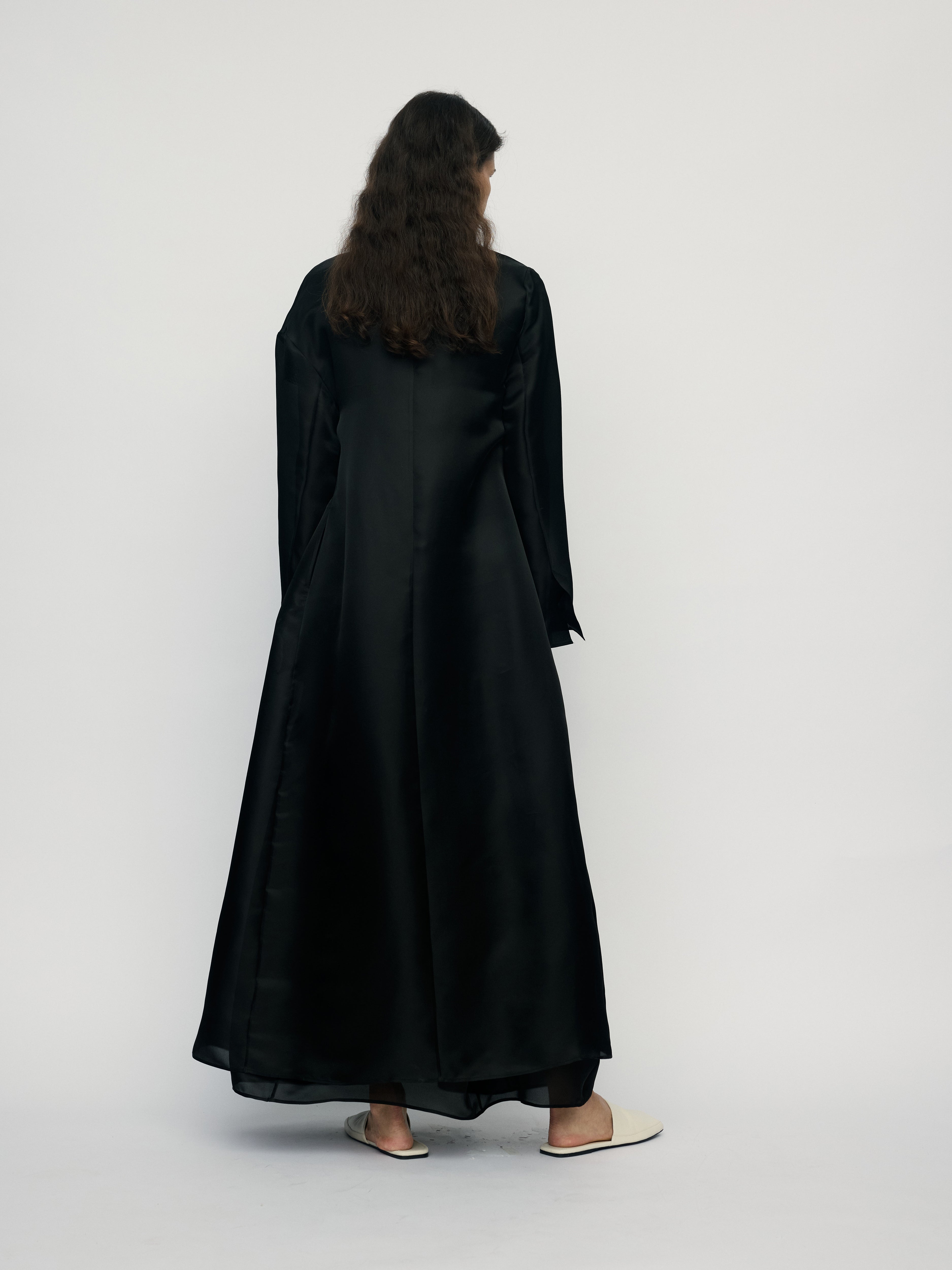 SS26 - EBONY PRAS LONG TRENCH