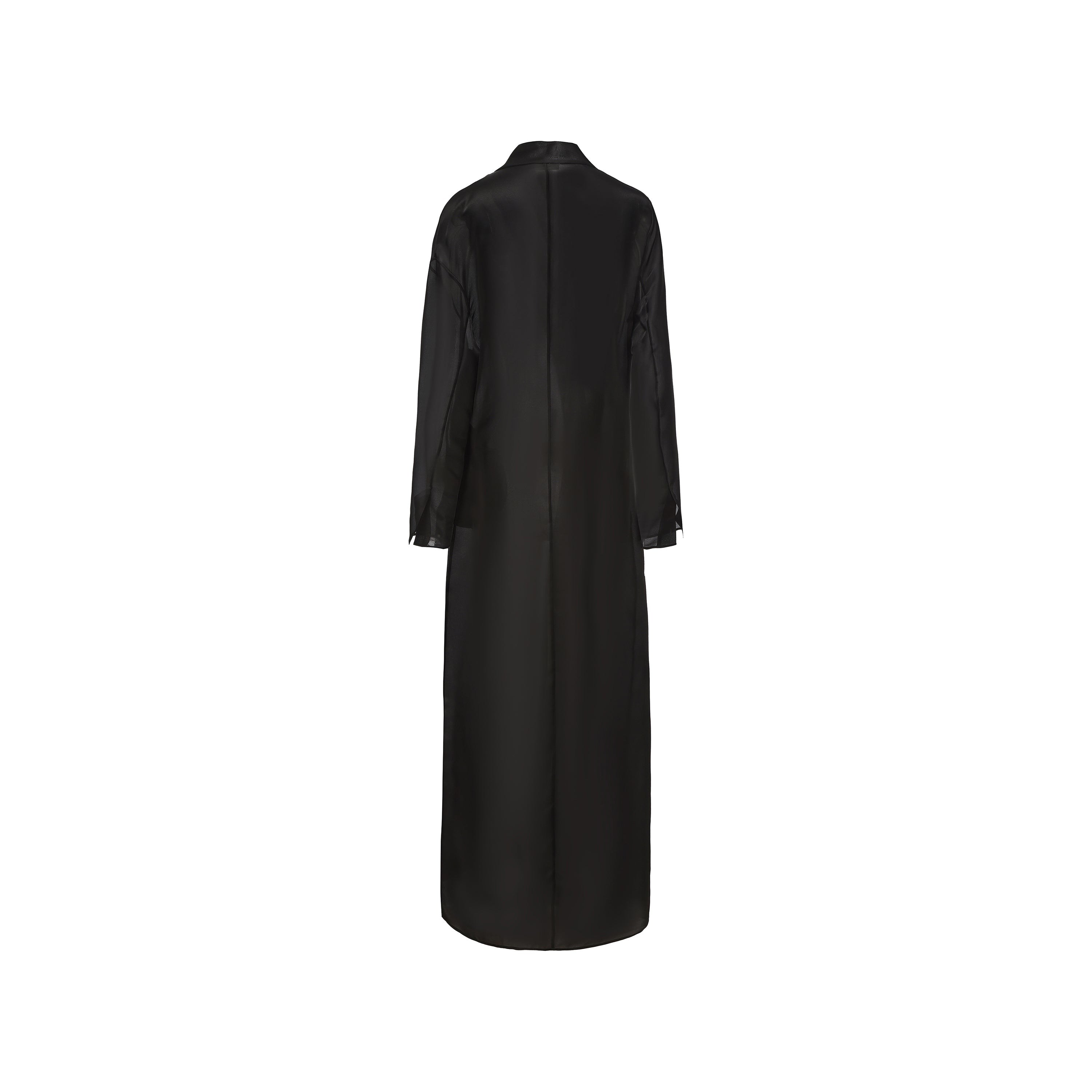 SS26 - EBONY PRAS LONG TRENCH