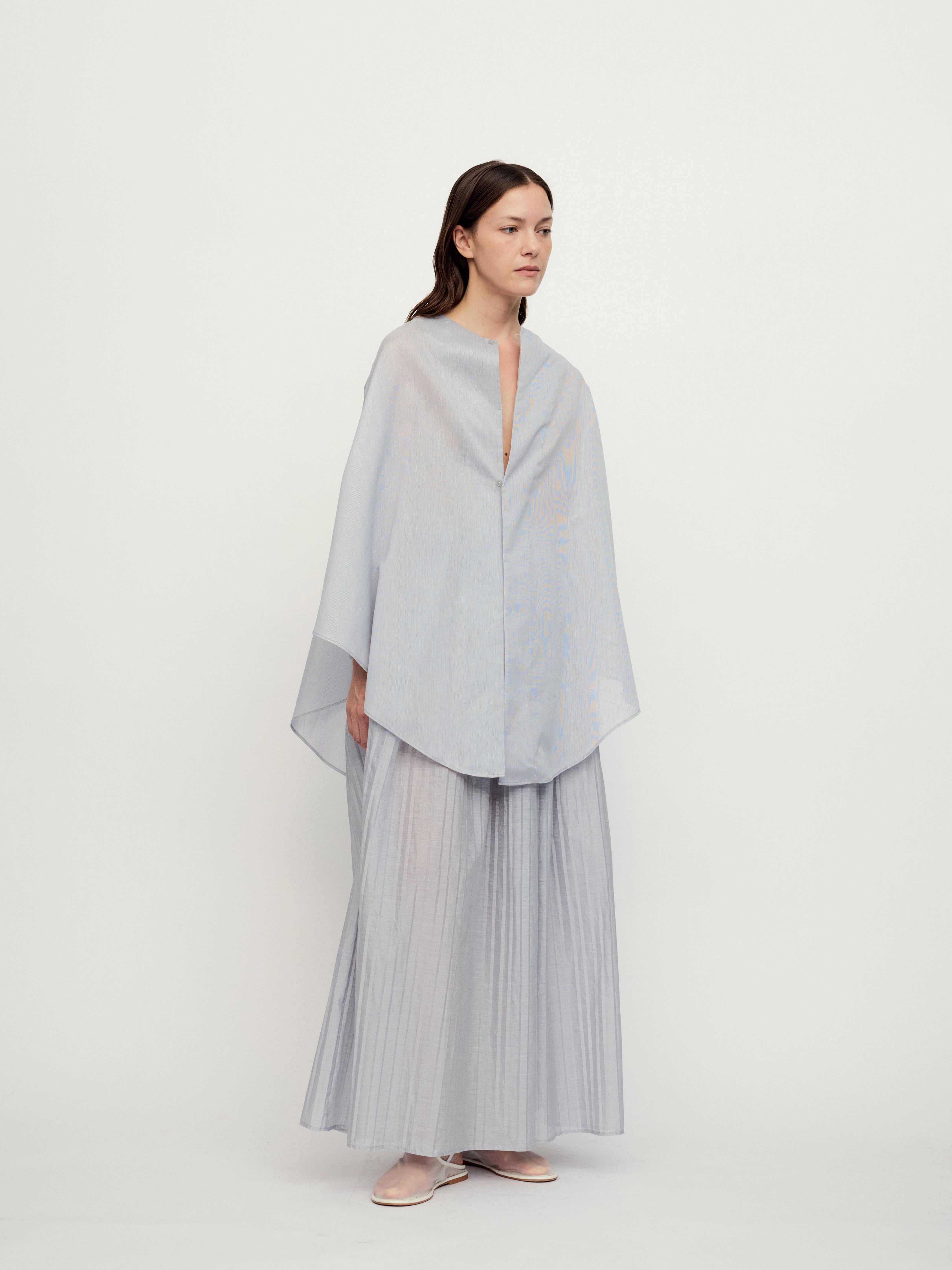 SS25 - TINTED STRIPED BURU CAPE