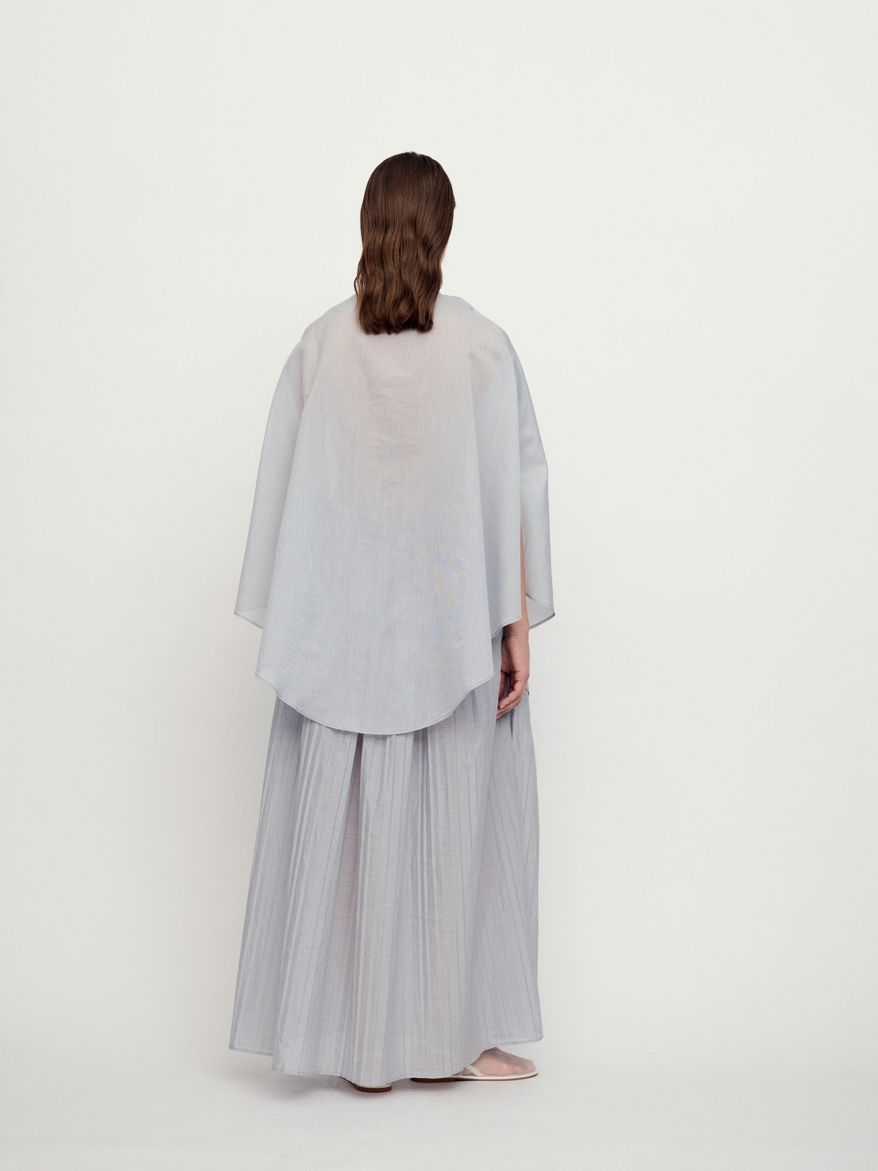 SS25 - TINTED STRIPED BURU CAPE