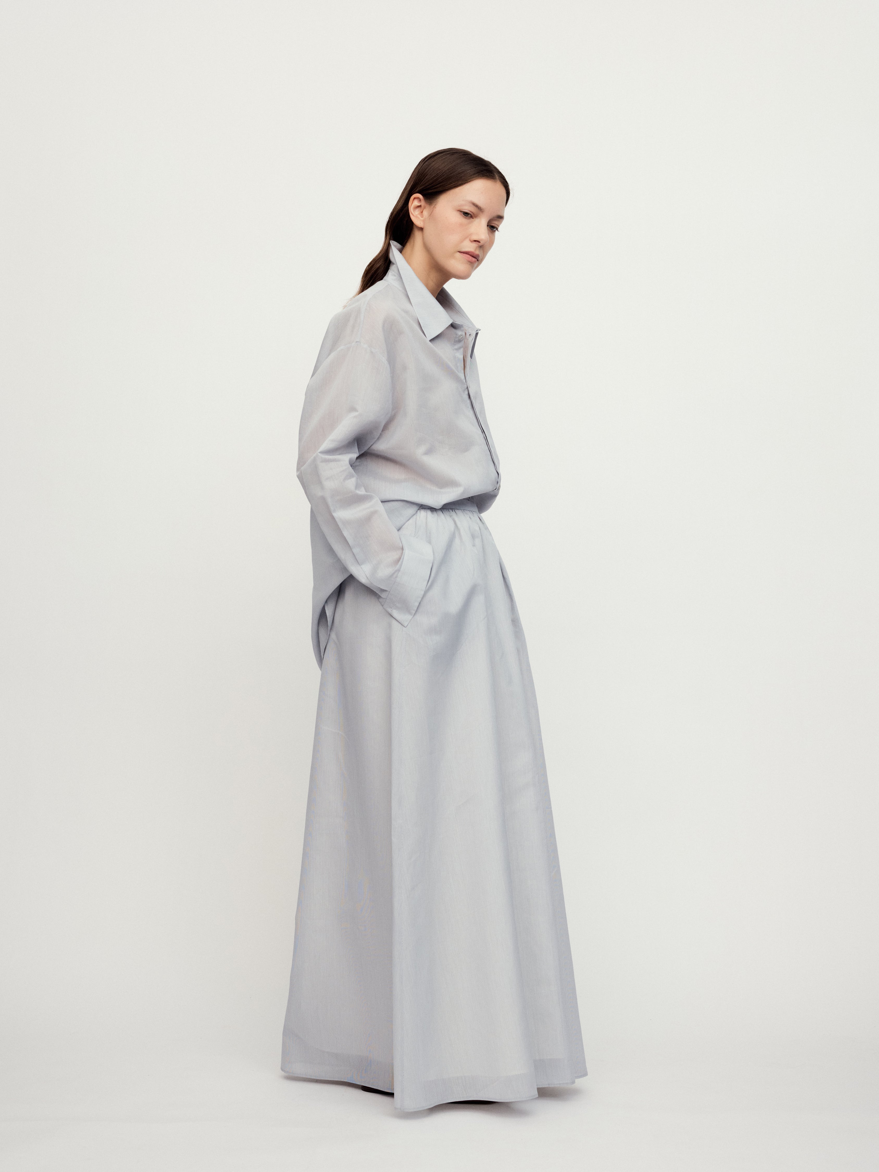 SS25 - TINTED STRIPED BRIT SKIRT