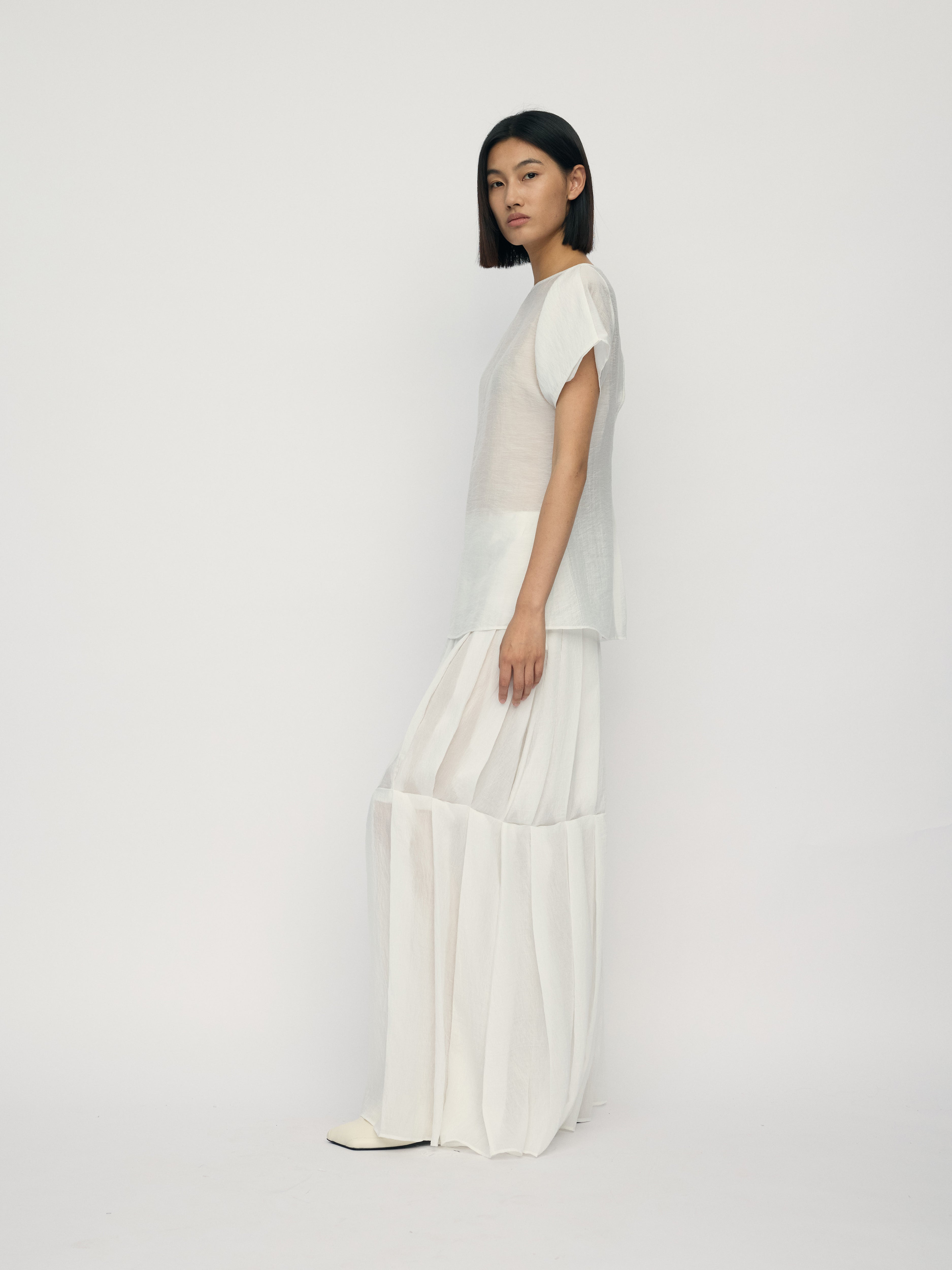 SS26 - POWDER ALBA PLEATED SKIRT