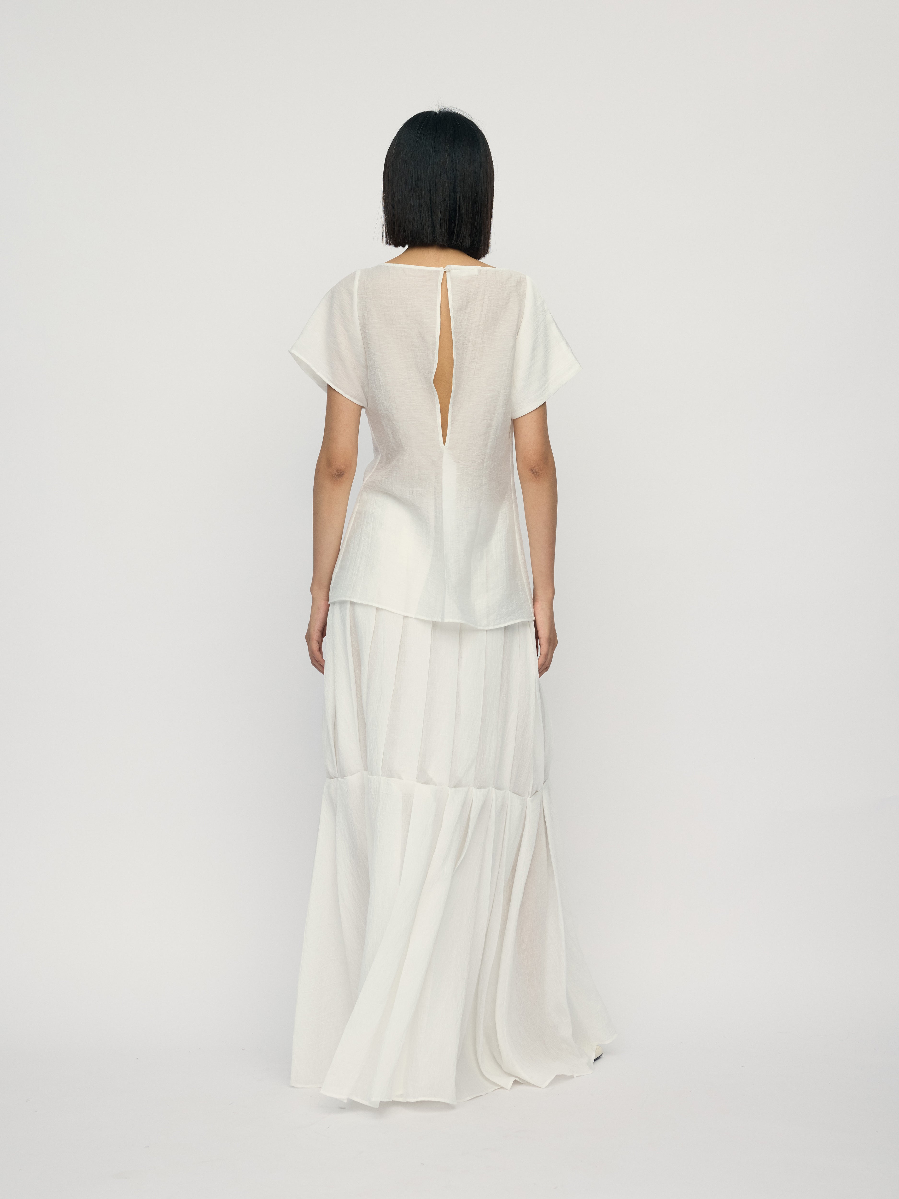 SS26 - POWDER ALBA PLEATED SKIRT