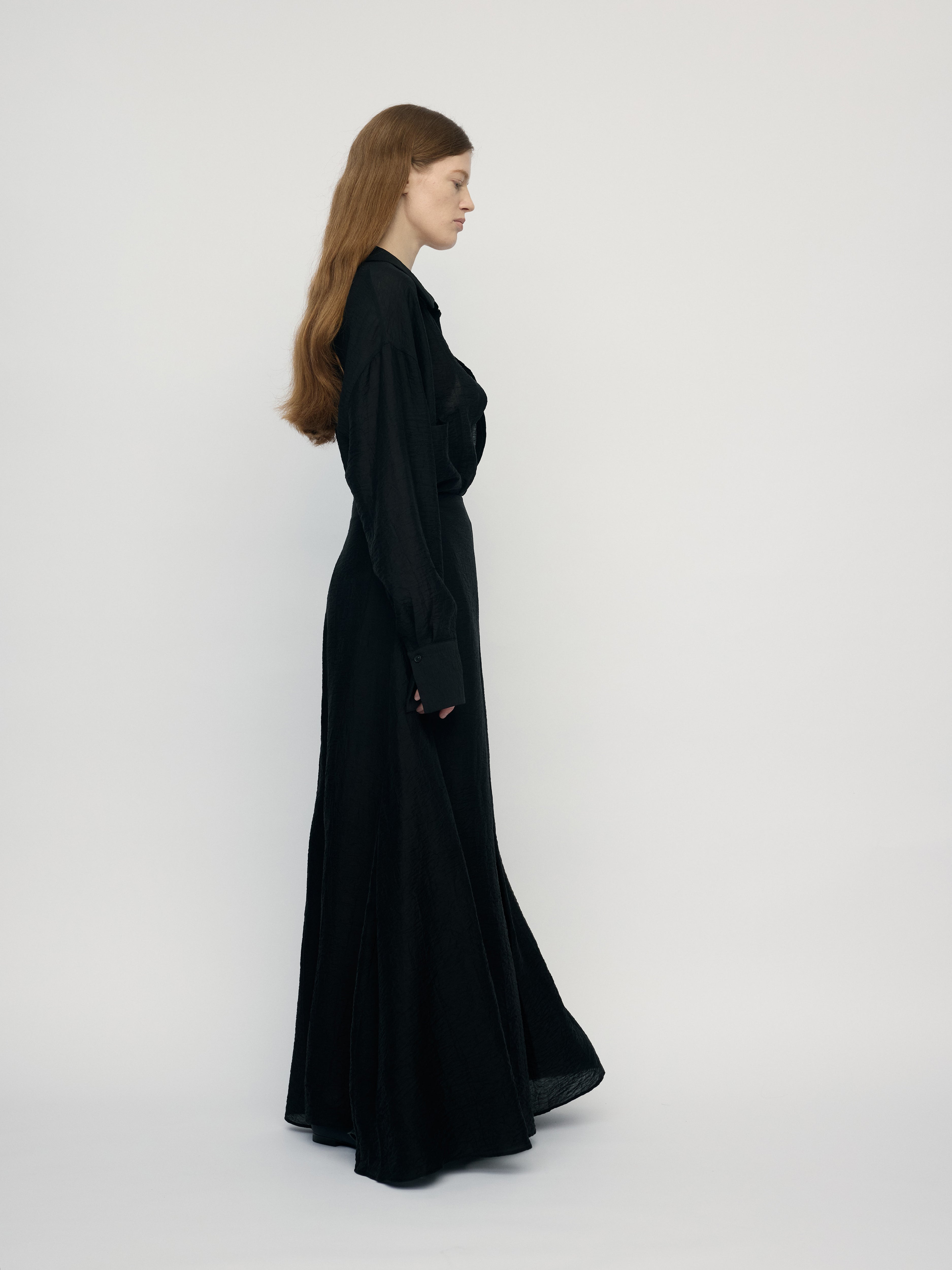 SS26 - CHARCOAL HADIA SKIRT