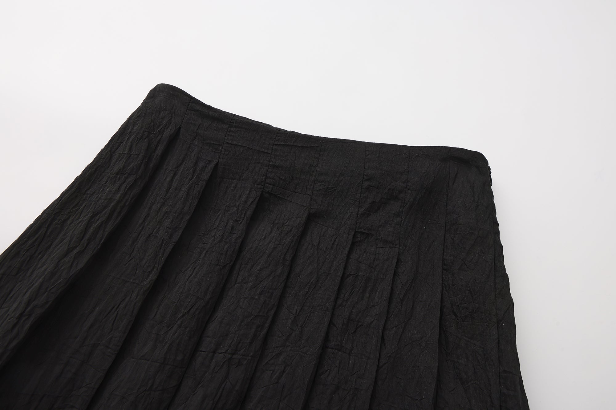 SS26 - CHARCOAL ALBA PLEATED SKIRT