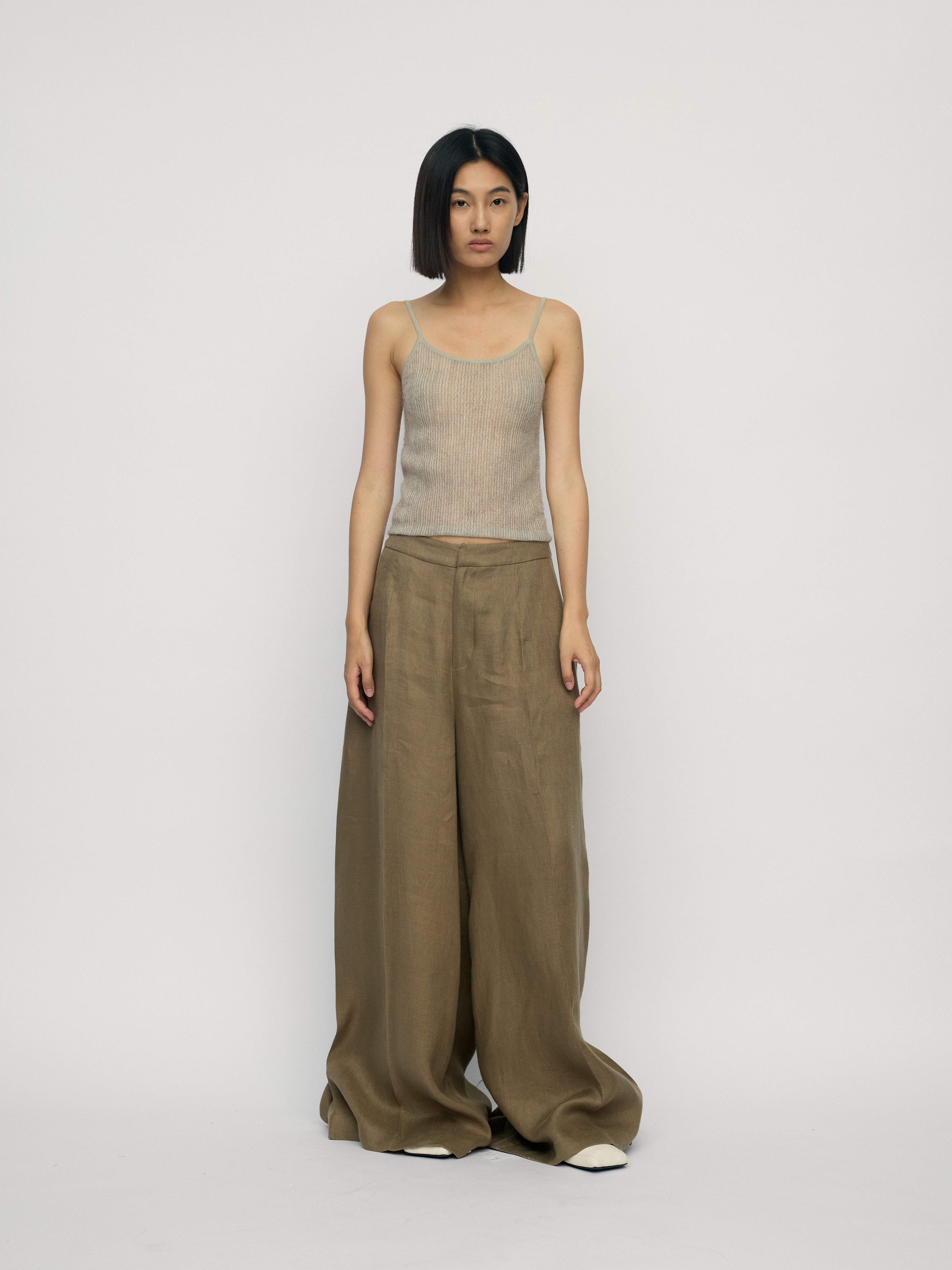 SS26 - PECAN ONTO SUIT TROUSERS