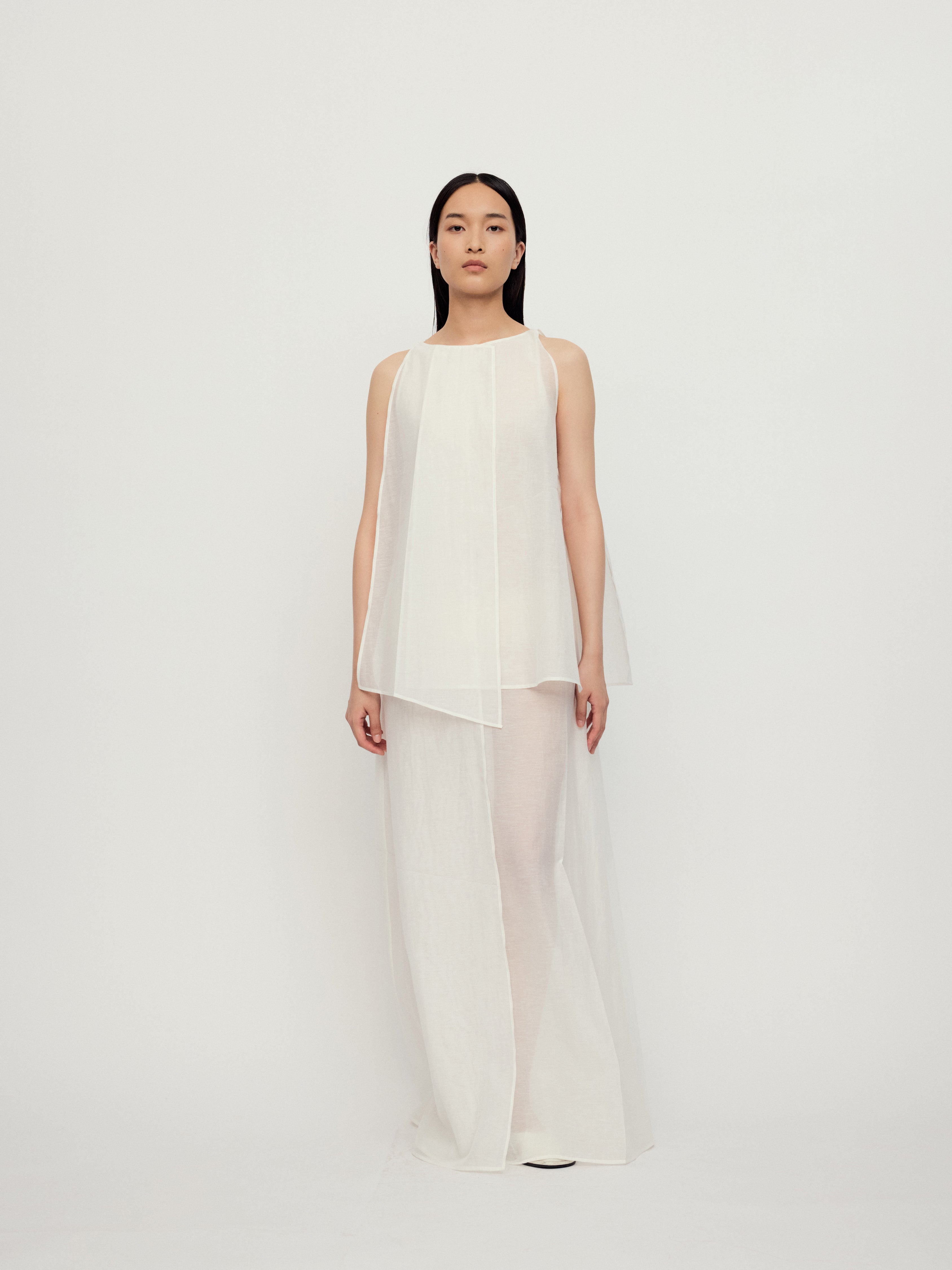 SS25 - PAPER WHITE MOLLE DRESS