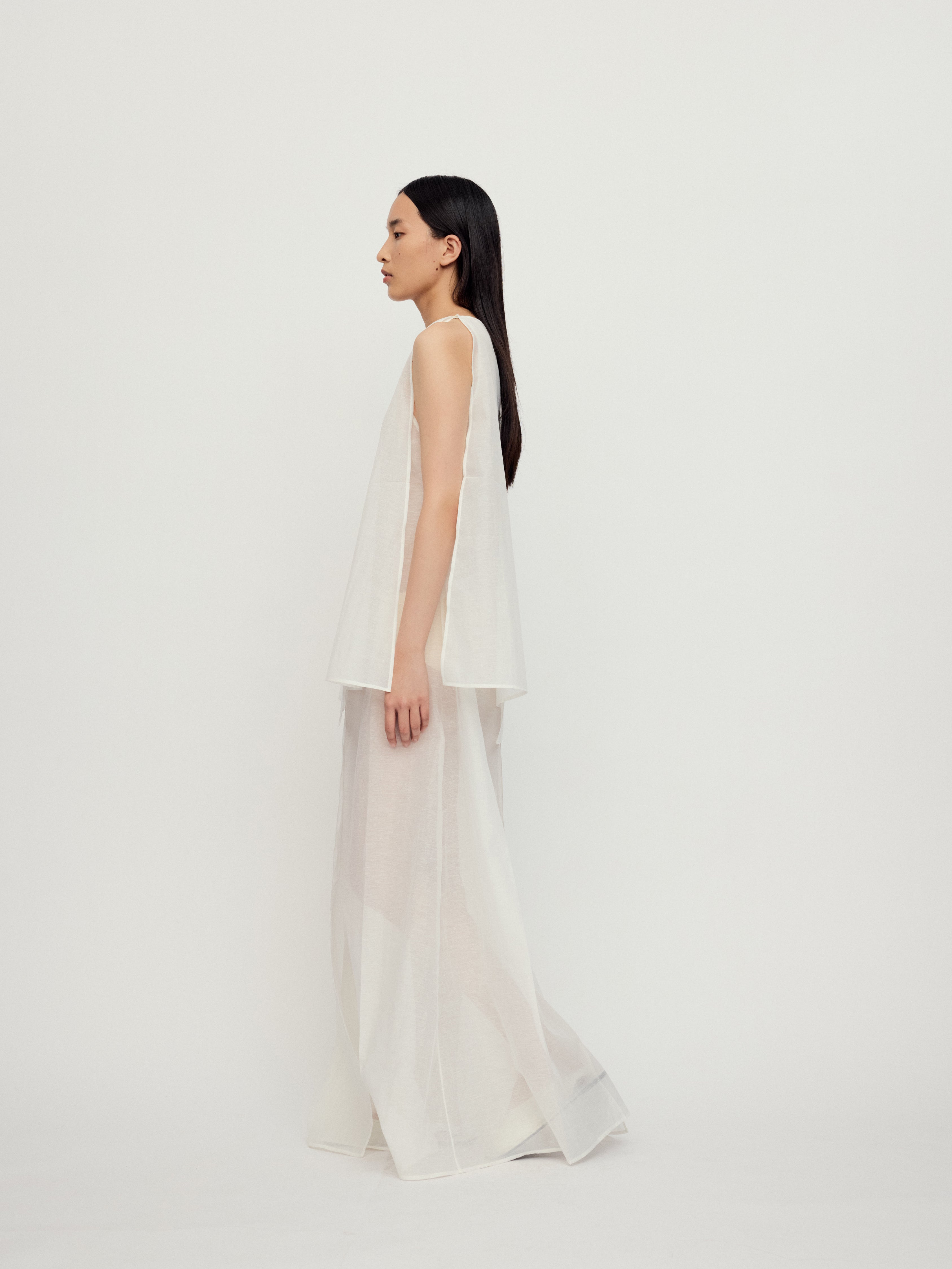 SS25 - PAPER WHITE MOLLE DRESS