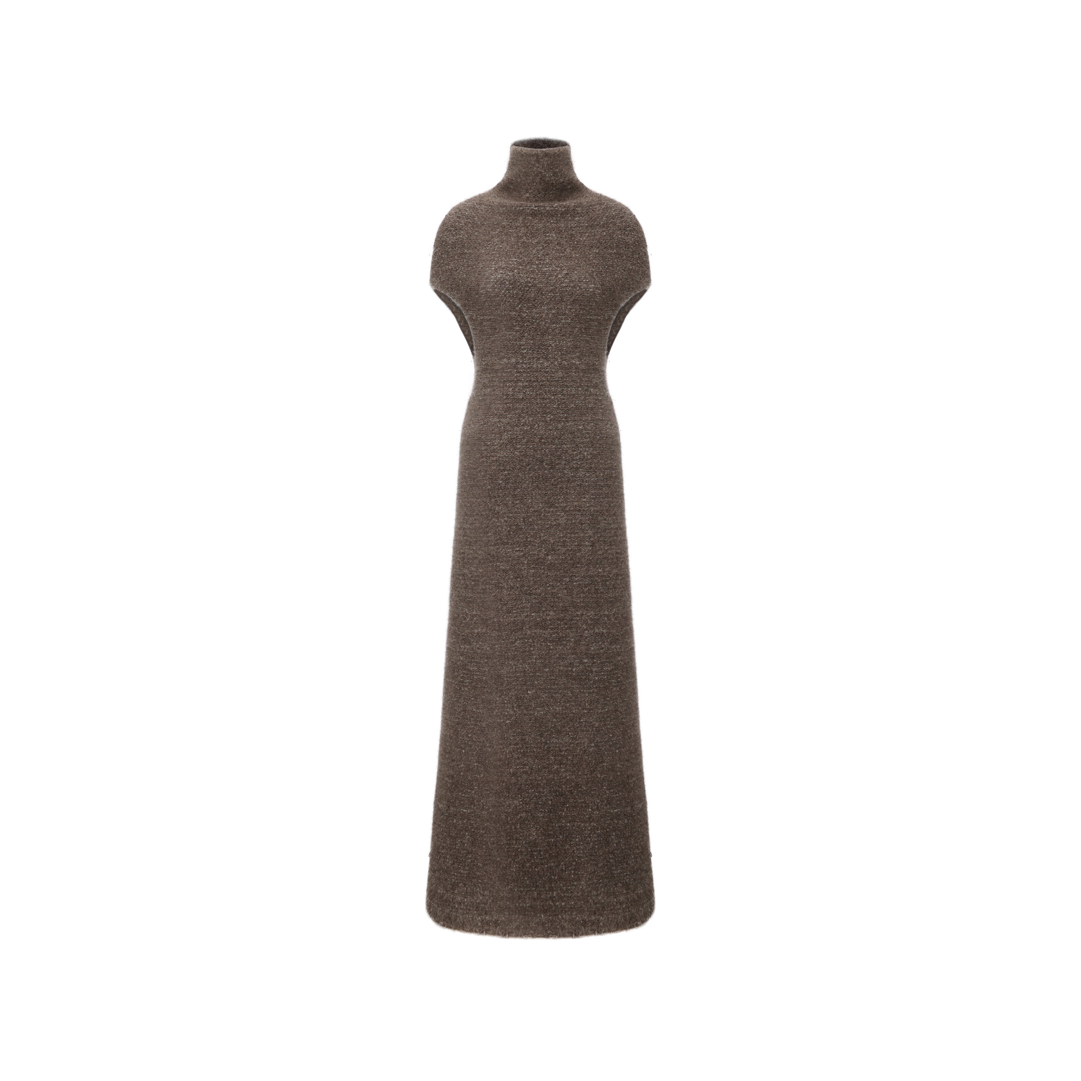 AW26 - TAUPE MELANGE LUMA DRESS