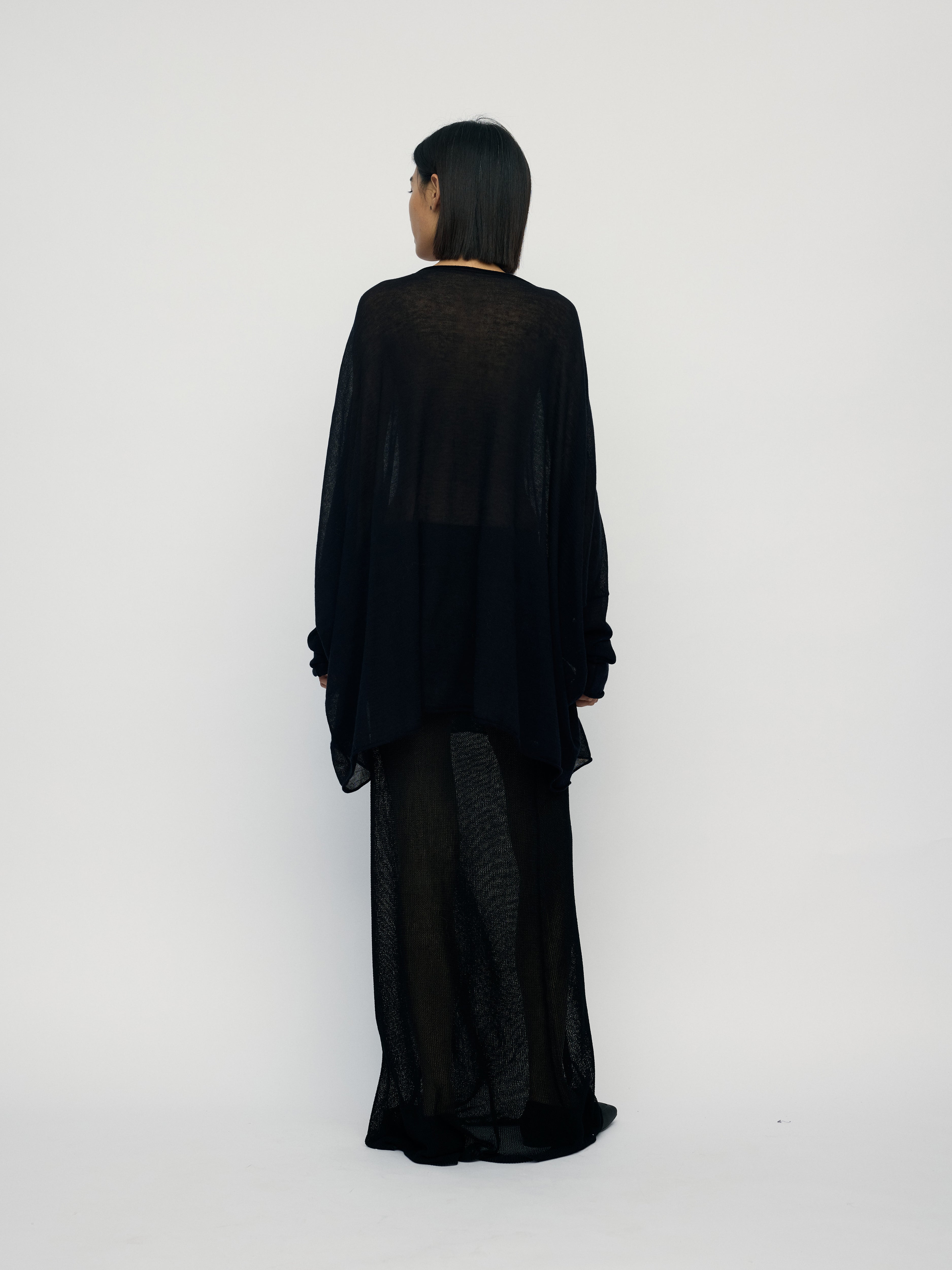 SS26 - DEEP NAVY PAGO KNIT TOP