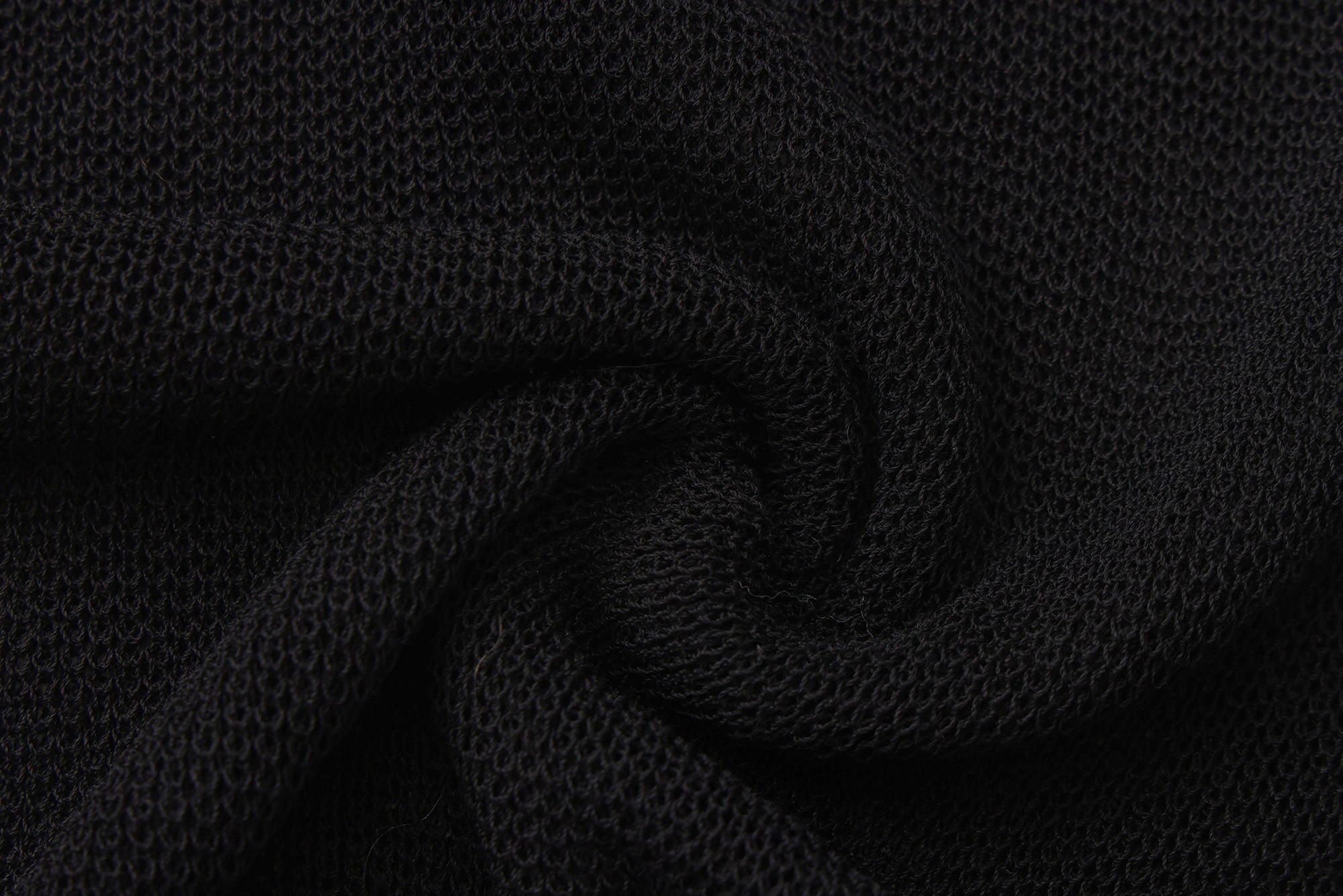 SS26 - BLACK VIS KNIT DRESS